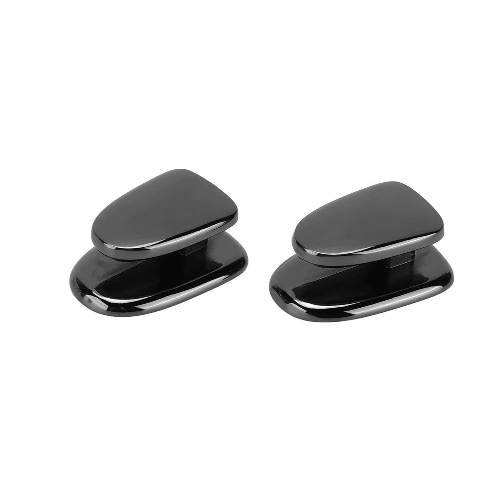 2-Pack Mini Car Hooks - Zinc Alloy Hanger for Bags, Keys & Cables (Black) | Car Organizer