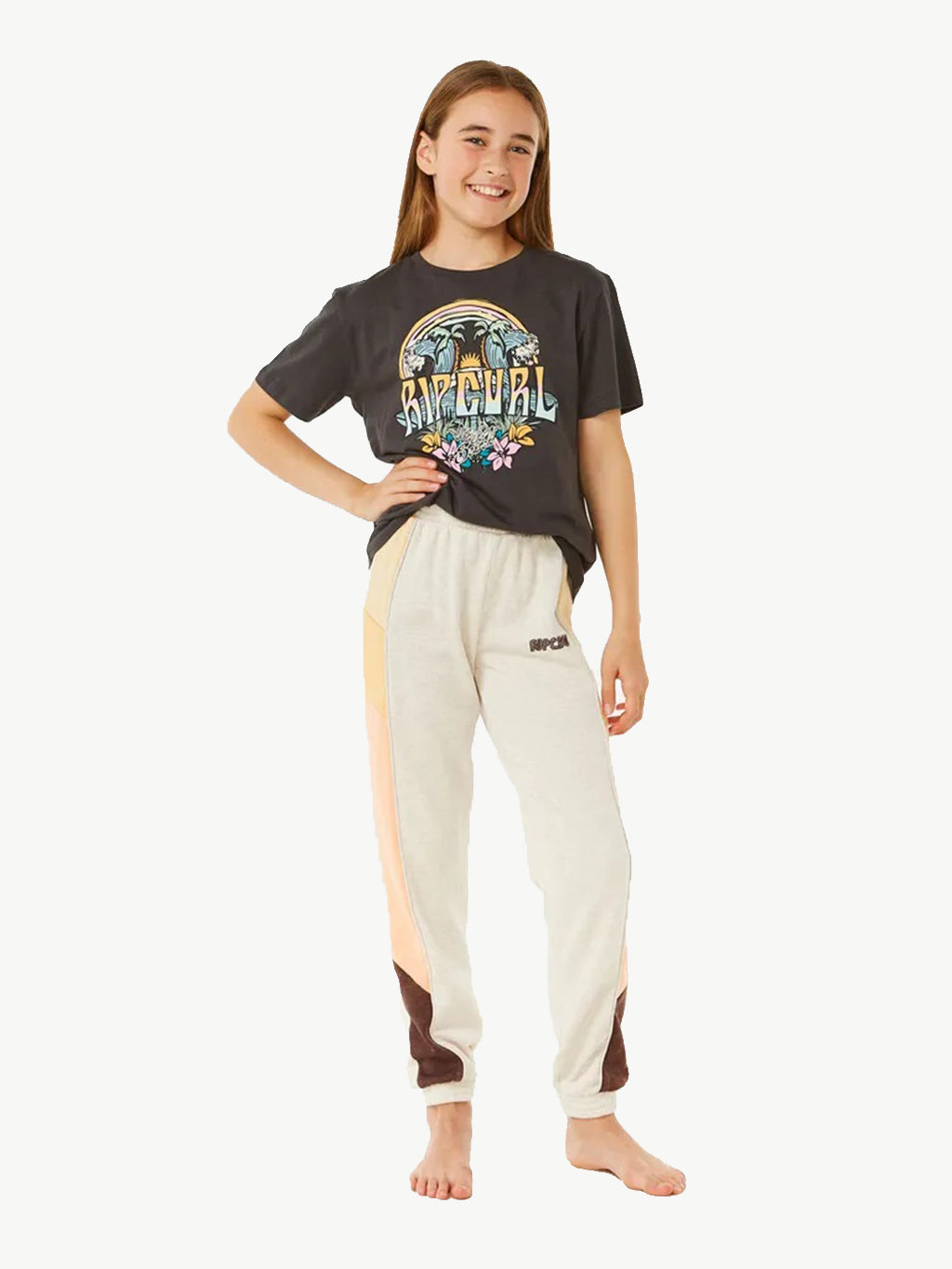 Girl's Block Party Track Pants for 8-16 Years - Comfortable Athletic Joggers for School, Sports & Playtime