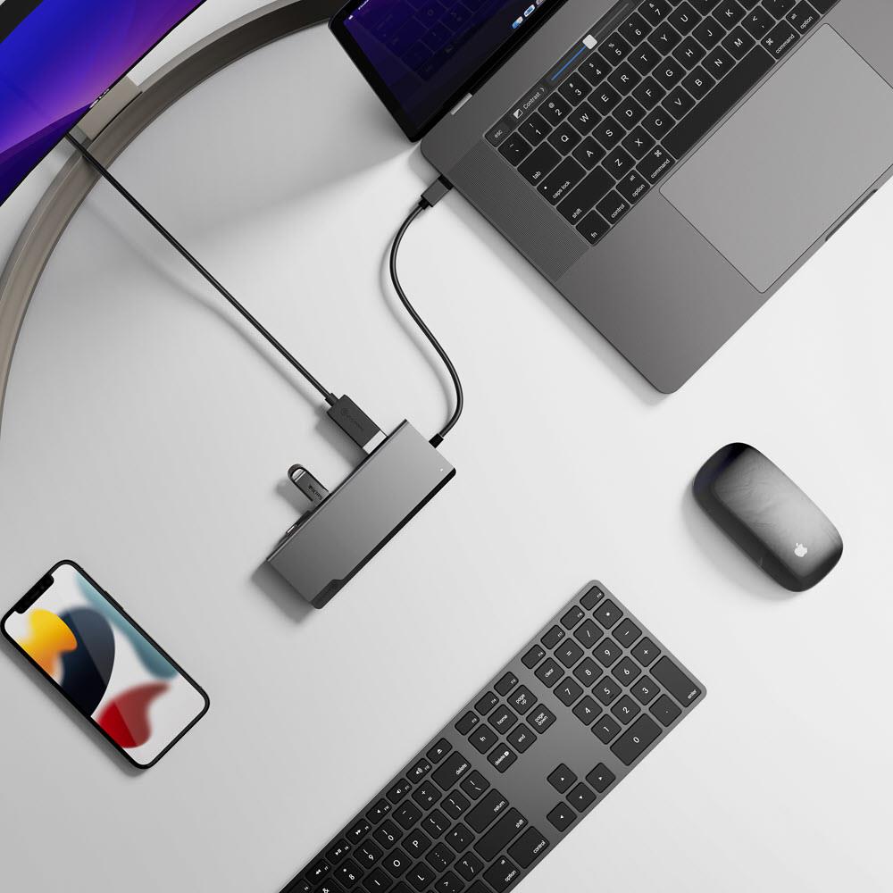 ALOGIC Ultra USB C Dock Plus V2 - 6-in-1 USB C Hub with 4K HDMI, USB 3.0 Ports, Ethernet & PD Charging - Perfect for MacBook Pro, Dell XPS, Surface Pro & Home Office Setup
