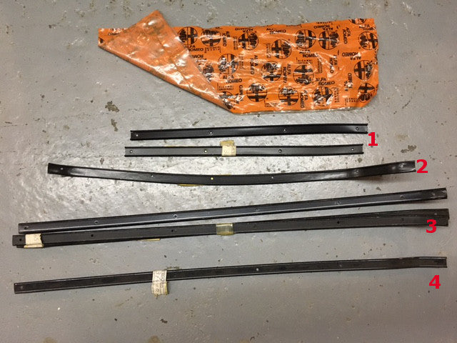 Alfa Romeo GTV Door Rubber Molding Channels - Weatherproof Seal Strip for Car Door Protection | Perfect for Classic Alfa Romeo Restoration & Weatherproofing