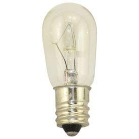 Technical Precision 10-Pack Damar 10s6/10 120V Clear Replacement Light Bulbs - Perfect for Home Lighting, DIY Projects & Commercial Use