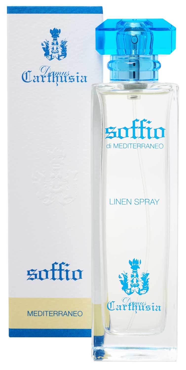 CARTHUSIA Mediterraneo Linen Spray 100ml - Refreshing Mediterranean Scent for Bedding, Towels & Home Fragrance | Perfect for Relaxation & Aromatherapy