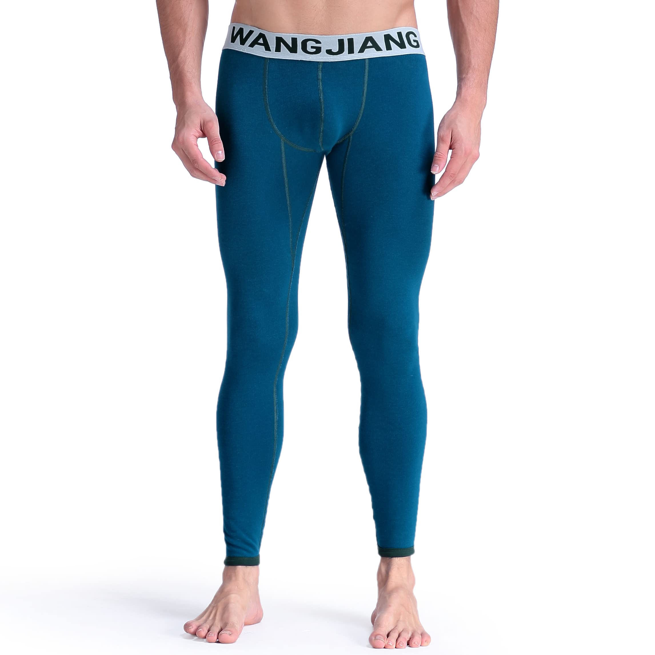 Azuki Men's Thermal Underwear Bottoms - Winter Base Layer Pants, Fleece-Lined Long Johns for Cold Weather - Perfect for Skiing, Hiking & Outdoor Activities