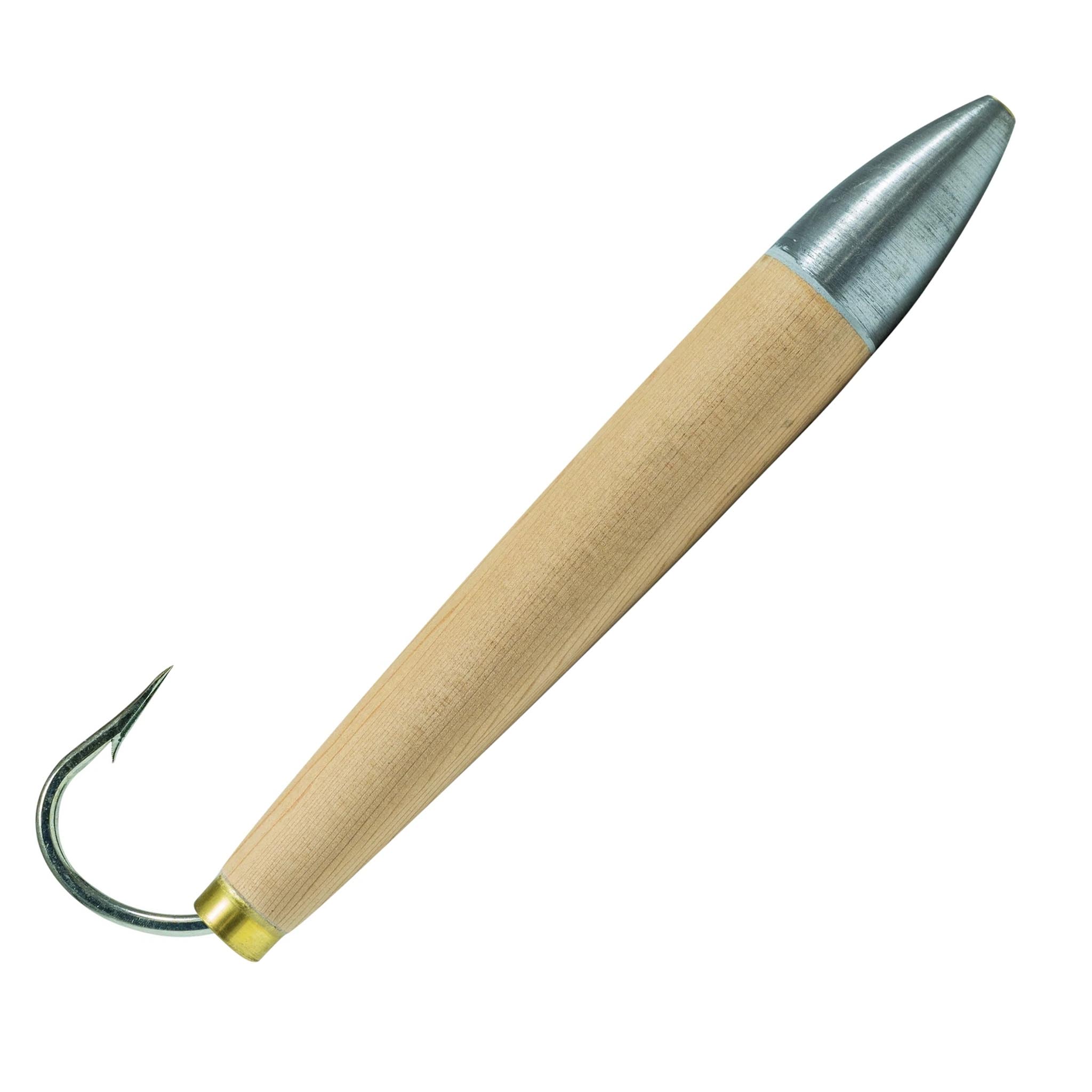 Ahi USA Cedar Plugs 6 Rigged Fishing Lures - Saltwater Trolling Lures for Tuna, Marlin & Mahi - Perfect for Offshore & Deep Sea Fishing