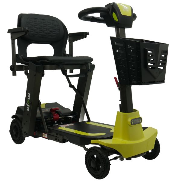 MOJO Automatic Folding Scooter - Lightweight & Portable Mobility Scooter for Adults & Seniors - Perfect for Travel, Shopping & Outdoor Adventures