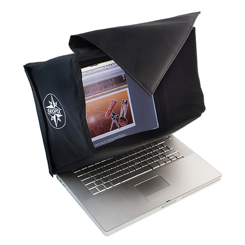 GEOPTIK Laptop Privacy Hood for Nighttime Use - Light Blocking Screen Cover for Work & Study in Dark Environments