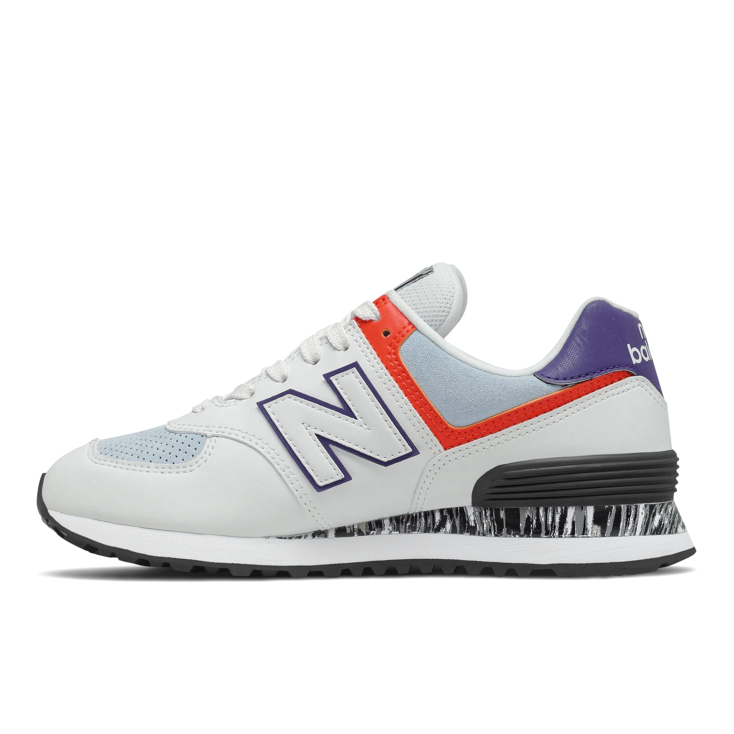 New Balance Women's Fresh Foam Low-Top Running Sneakers - White Ghostpepper - Size 7 | Lightweight Comfort for Jogging, Gym Workouts & Casual Wear