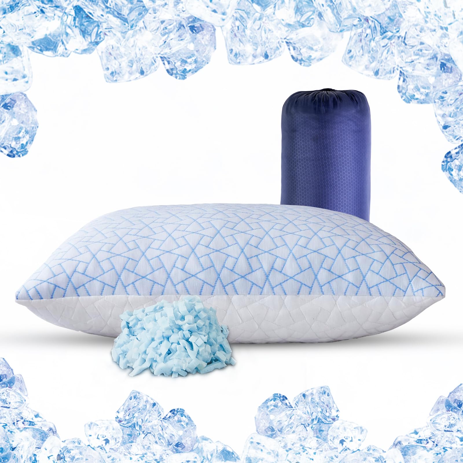 Ultimate Camping Pillow for Sleeping - Lightweight Travel Pillow for Airplane, Car & Outdoor Adventures - Portable Camping Essentials with Storage Bag - Perfect for Backpacking, Hiking and Family Trips