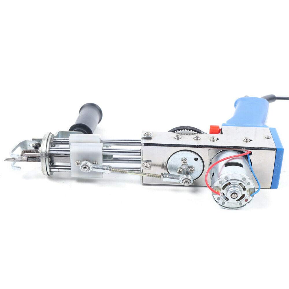 Electric Carpet Tufting Gun for DIY Rugs - Handheld Loop & Cut Pile Carpet Weaving Machine with Flocking Tool - Perfect for Beginners Making Custom Rugs, Home Decor Projects, and Craft Workshops