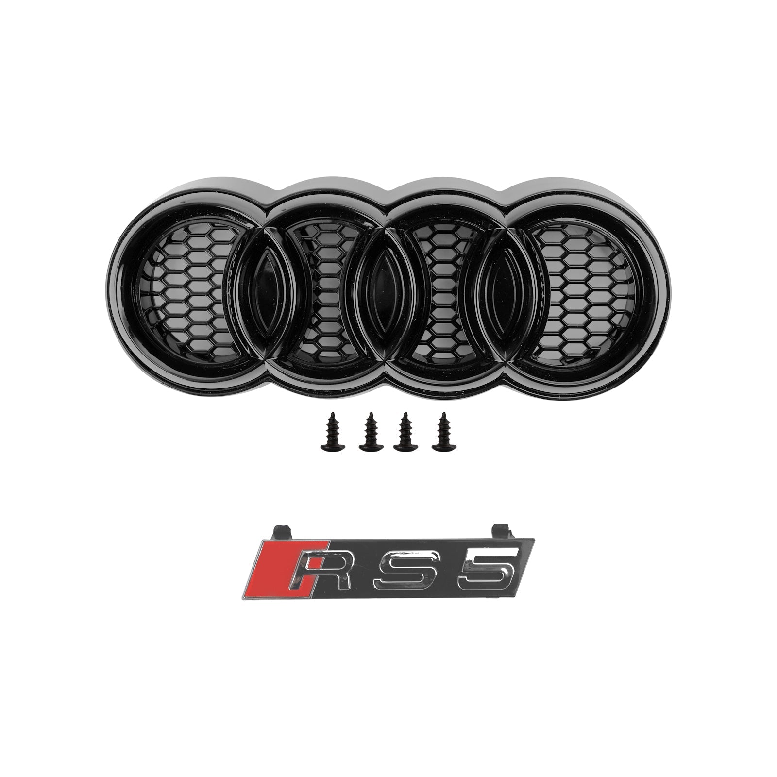 08-12 Audi A5 S5 B8 RS5 Style Honeycomb Sport Mesh Grille - High-Quality Replacement Front Bumper Grill for Enhanced Airflow & Aggressive Look - Perfect for Car Enthusiasts & Performance Upgrades
