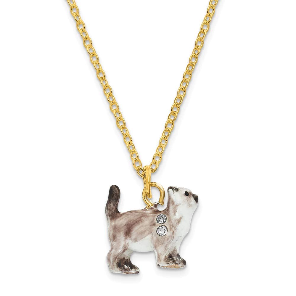 Sonia Jewels LAYSA Himalayan Cat Trinket Box 2.5 Inch - Handcrafted Resin Jewelry Storage Box for Rings, Necklaces & Small Keepsakes - Perfect Gift for Cat Lovers & Home Decor