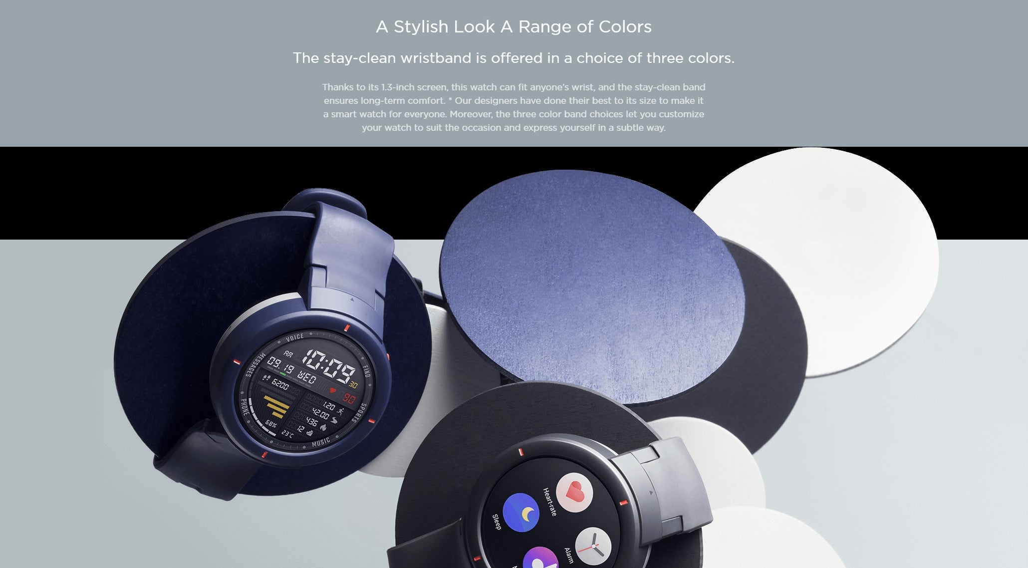 Amazfit Verge 43mm Smartwatch with 1.3