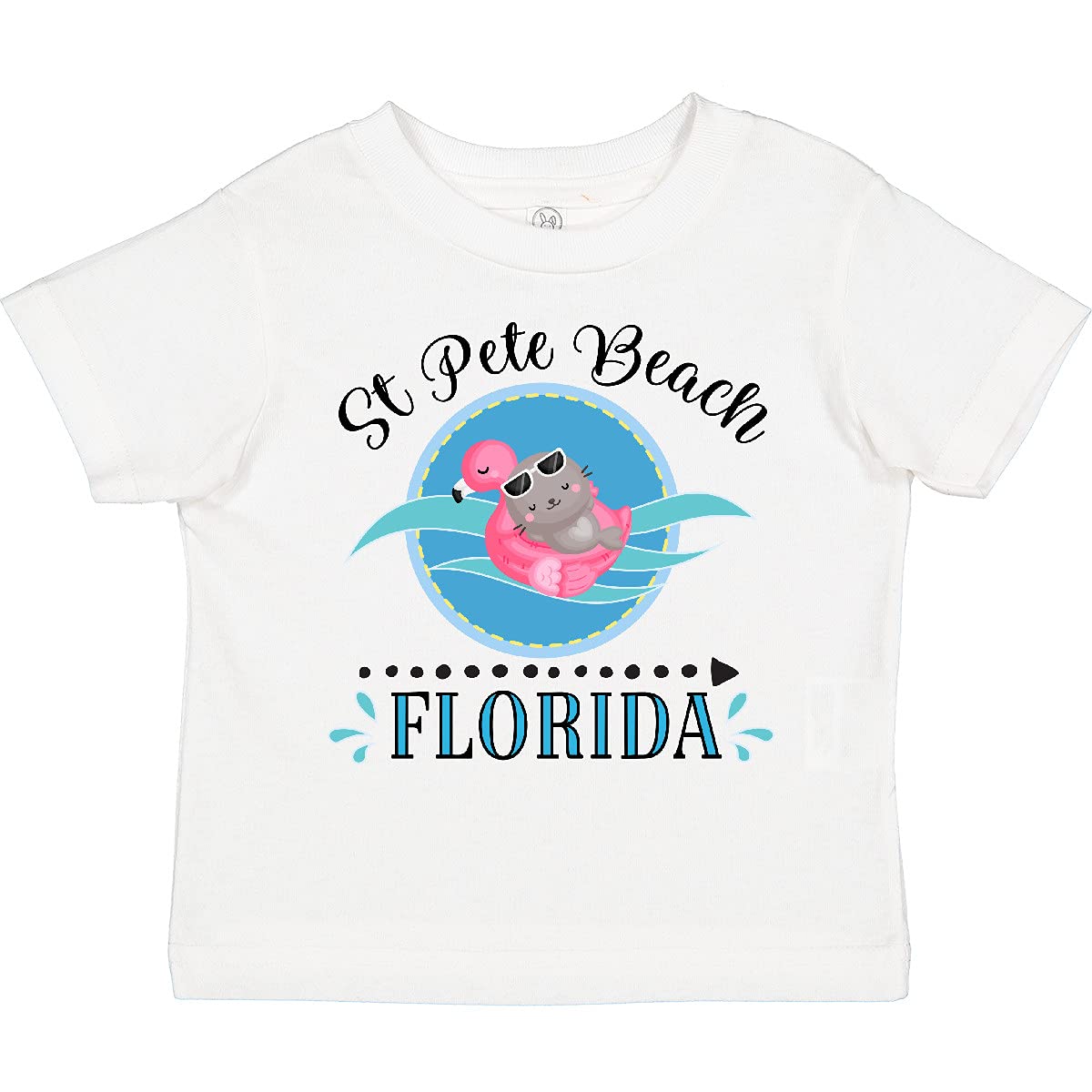 Inktastic St Pete Beach Florida Vacation Gift Toddler T-Shirt - Cute Florida Souvenir for Kids, Soft Cotton Tee for Beach Trips & Family Vacations