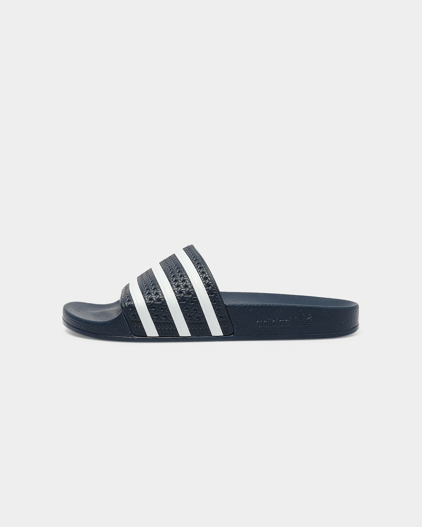 Adidas Originals Adilette Slide Sandals for Men & Women - Navy/White - Comfortable Pool Slides for Beach, Shower & Casual Wear