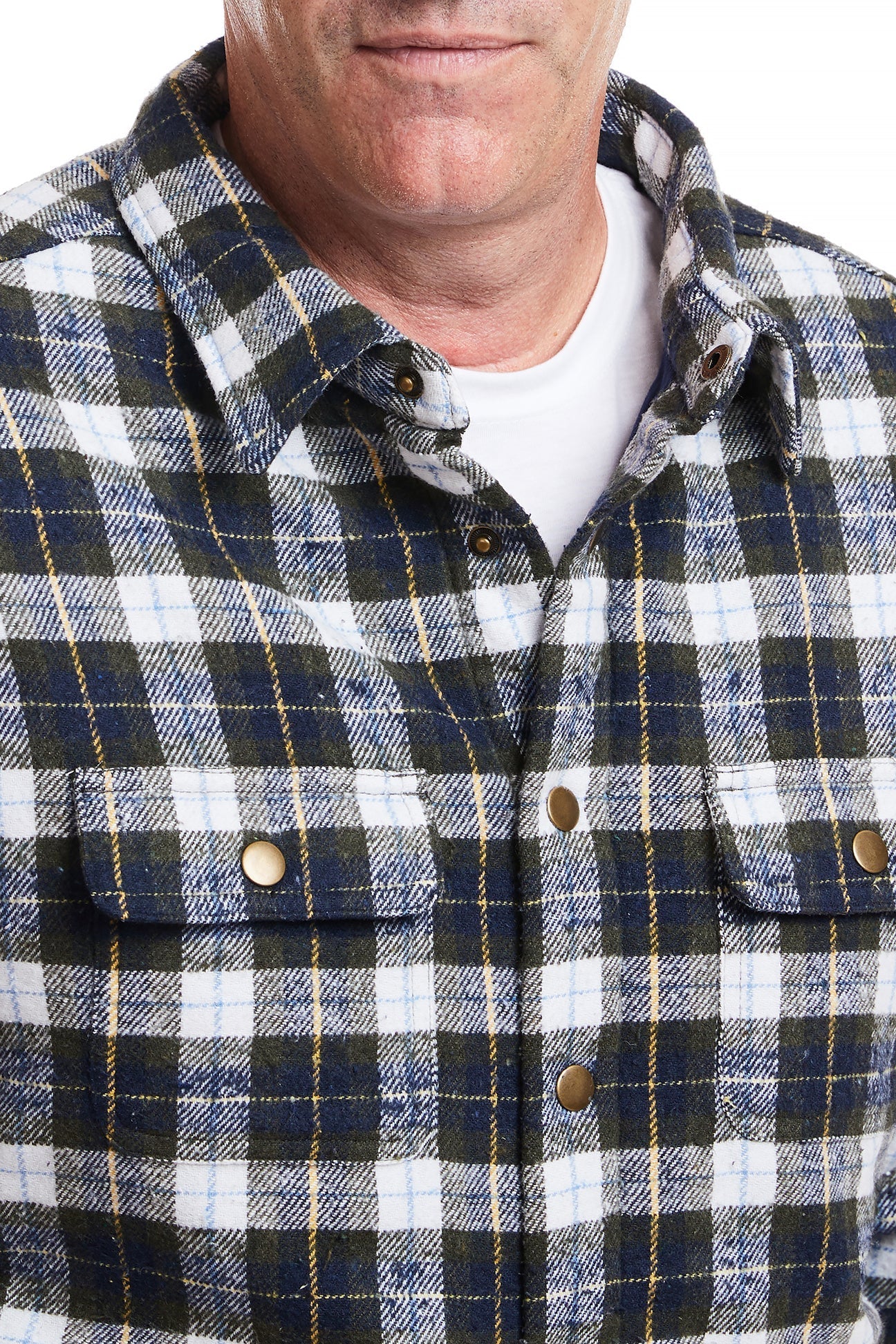 Nantucket Flannel Windowpane Shacket - Cozy Overshirt for Men & Women | Perfect for Fall Layering, Outdoor Adventures & Casual Wear