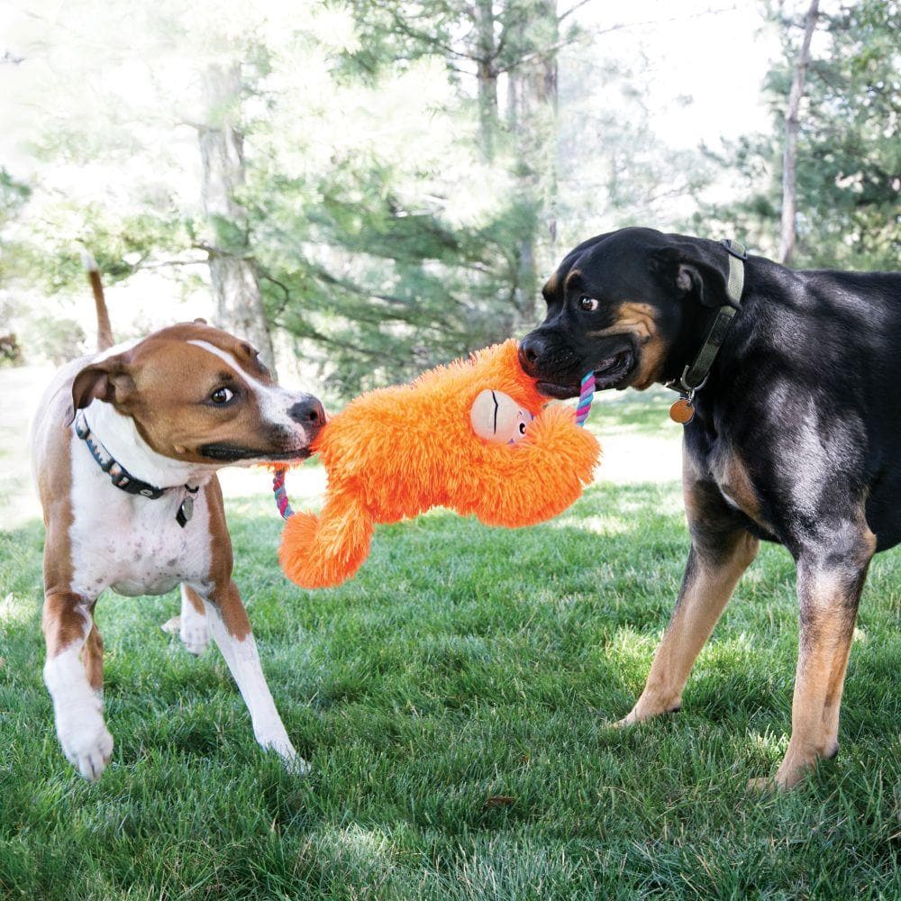 Tuggz Sloth de Kong Extra Large Plush Toy - Stretchy Pull Rope for Interactive Play | Perfect for Dogs & Pets, Tug-of-War Games, and Chewing Fun