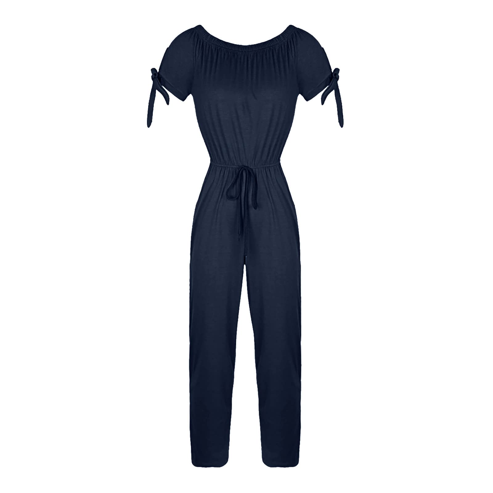 Polka Dot Jumpsuit for Women - Purple & Black Short Sleeve Romper with Adjustable Straps | Plus Size Casual Outfit for Summer, Party & Vacation | Amazon Warehouse Deals