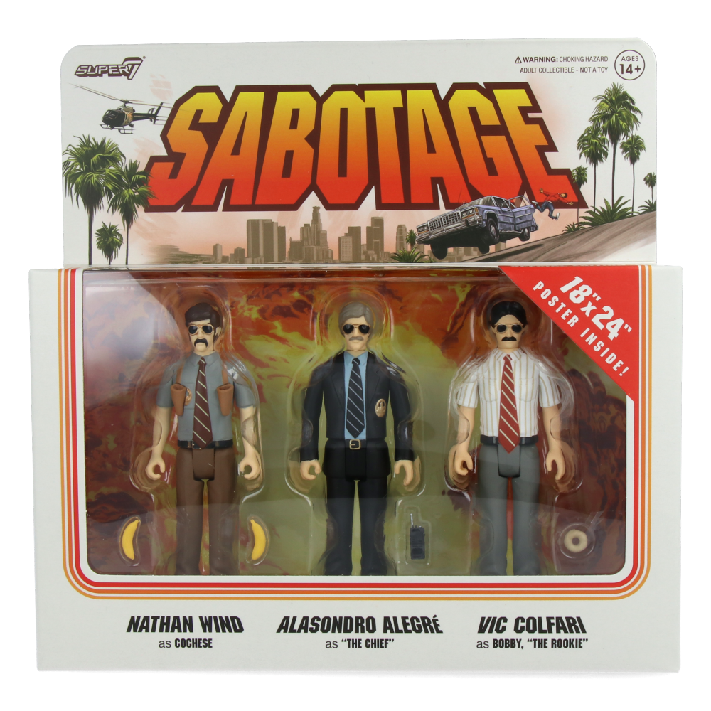 Beastie Boys ReAction Figures Wave 03 - Sabotage 3-Piece Collectible Set | Perfect for Music Fans & Pop Culture Collectors