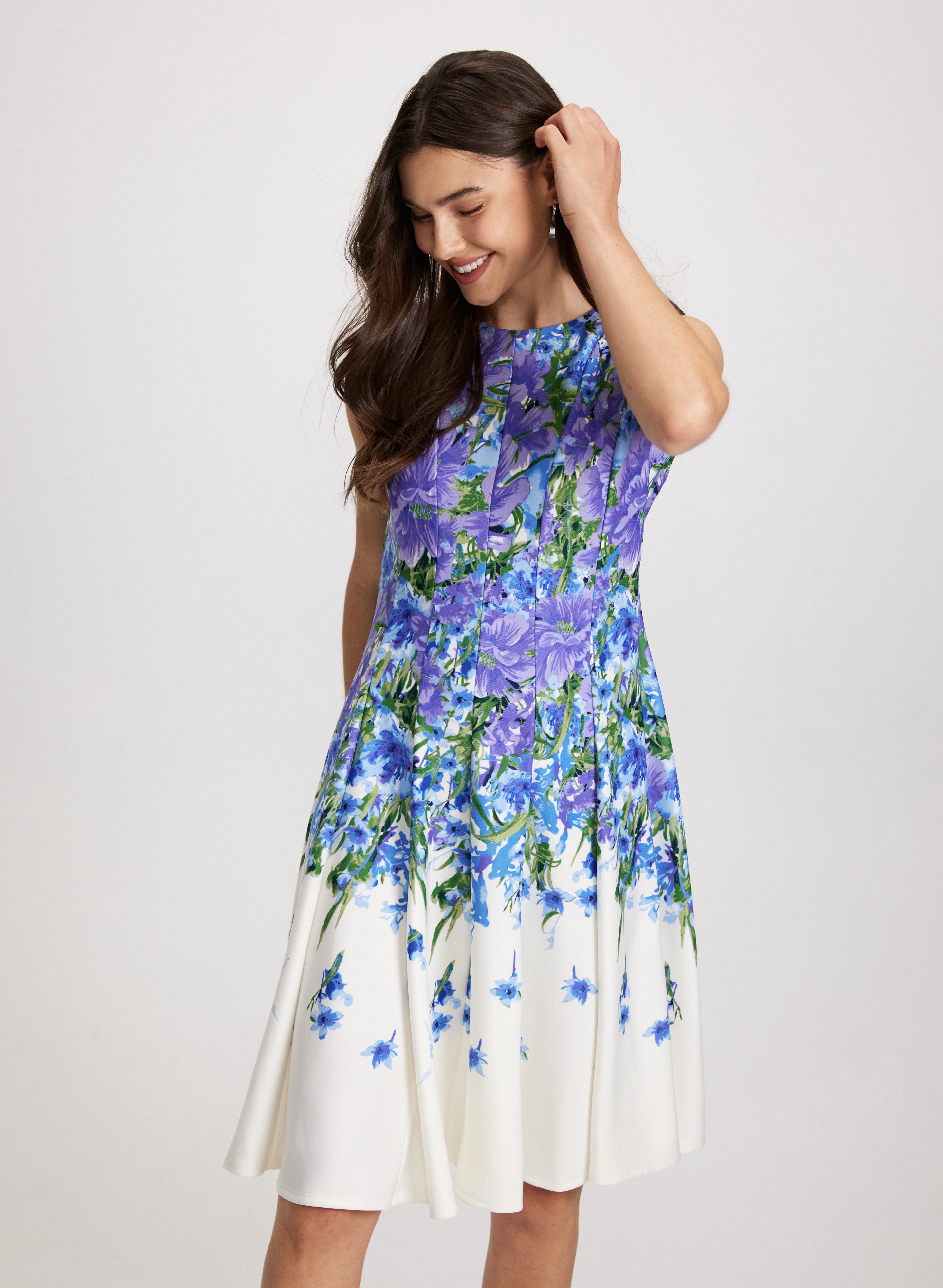 Floral Print Sleeveless Summer Dress for Women - Lightweight & Comfortable - Perfect for Beach, Vacation & Outdoor Parties