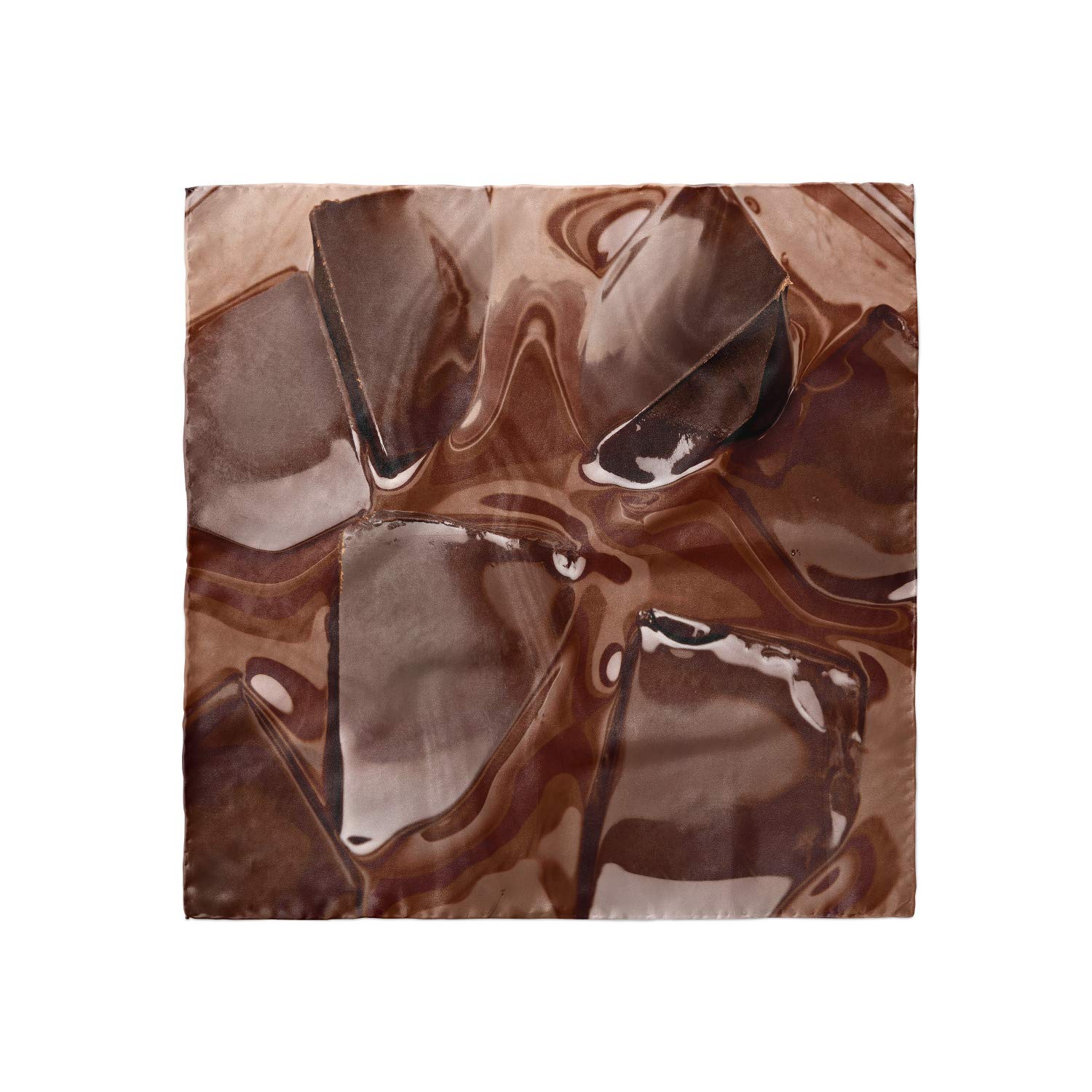 Ambesonne Chocolate Head Scarf - Hair Wrap for Women, Home & Travel
