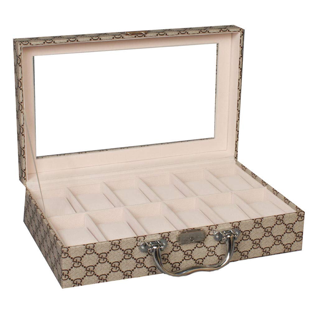 XLAHD Leather Jewelry Box & Watch Storage - Perfect Gift for Bracelets & Watches