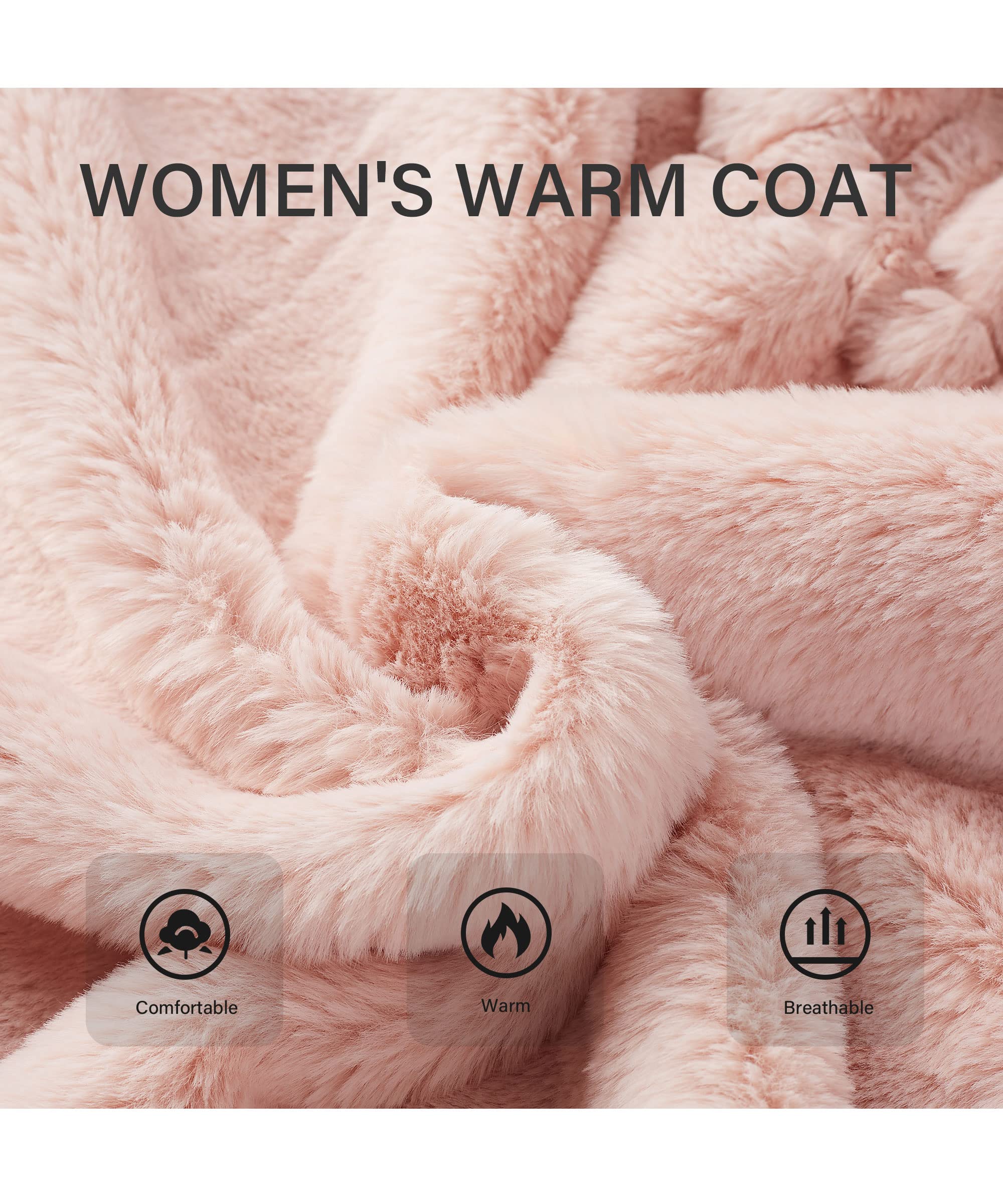 Bellivera Women's Leopard Print Fleece Coat - Warm Fuzzy Jacket & Faux Fur Fluffy Cardigan Overcoat for Spring Winter Fashion | Cozy Outerwear for Casual Outings, Date Nights & Office Wear