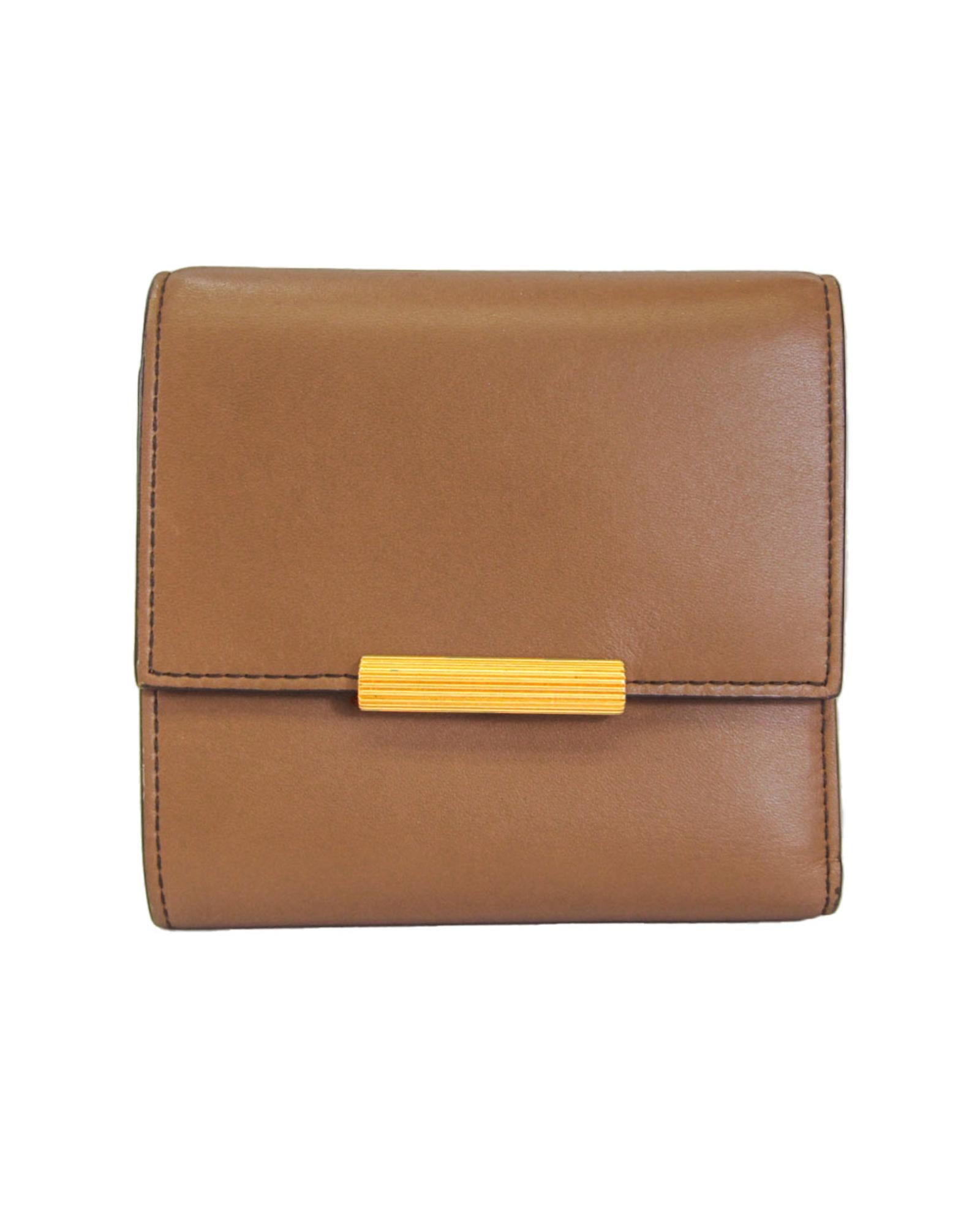 Premium Brown Leather Tri-Fold Wallet for Men - RFID Blocking, Gift Box & Dust Bag Included - Perfect for Everyday Use, Travel & Business