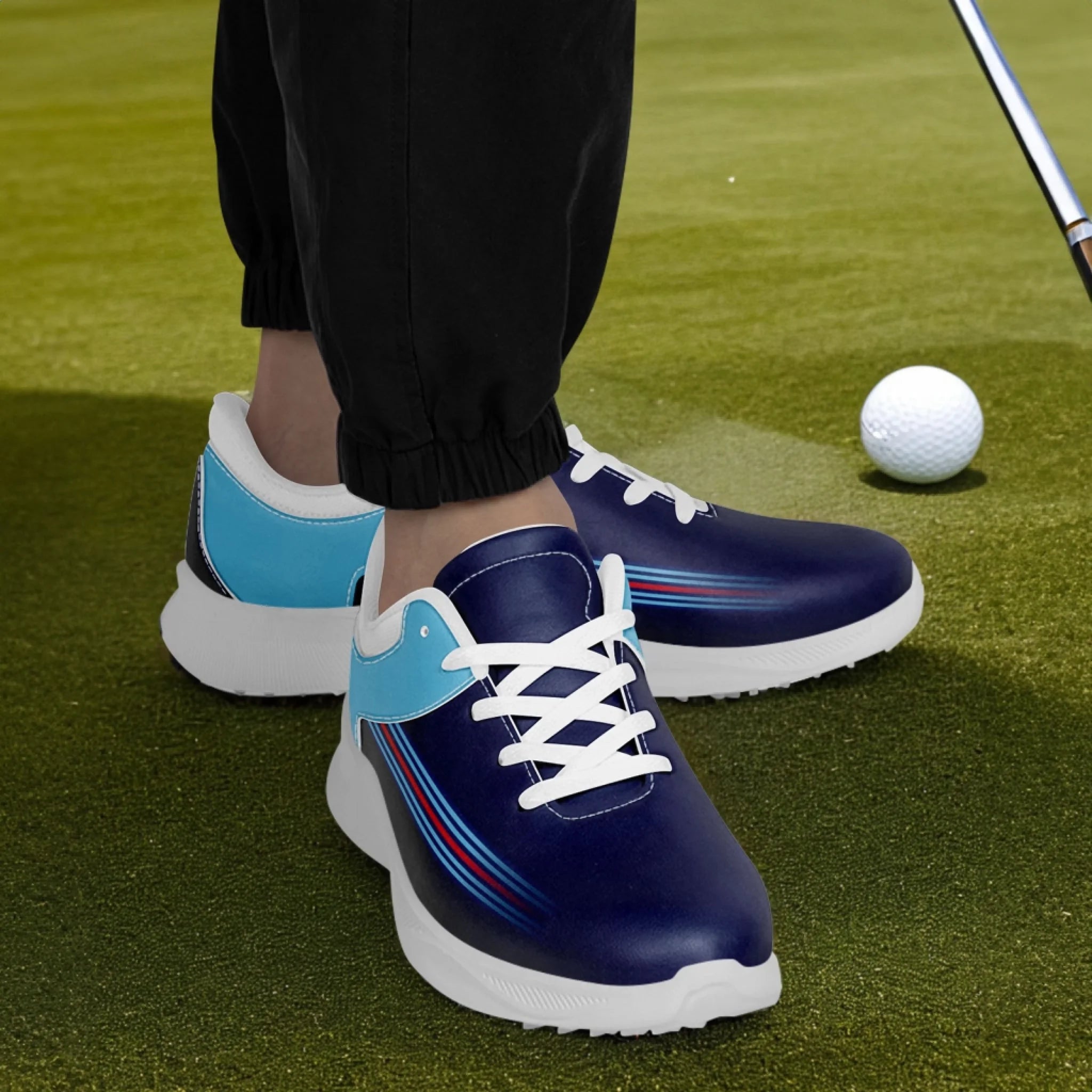 Custom Golf Performance Sneakers - Personalized Durable Athletic Shoes for POD Resellers | Breathable Comfort for Golfing & Casual Wear (Model: FN062 25020099)