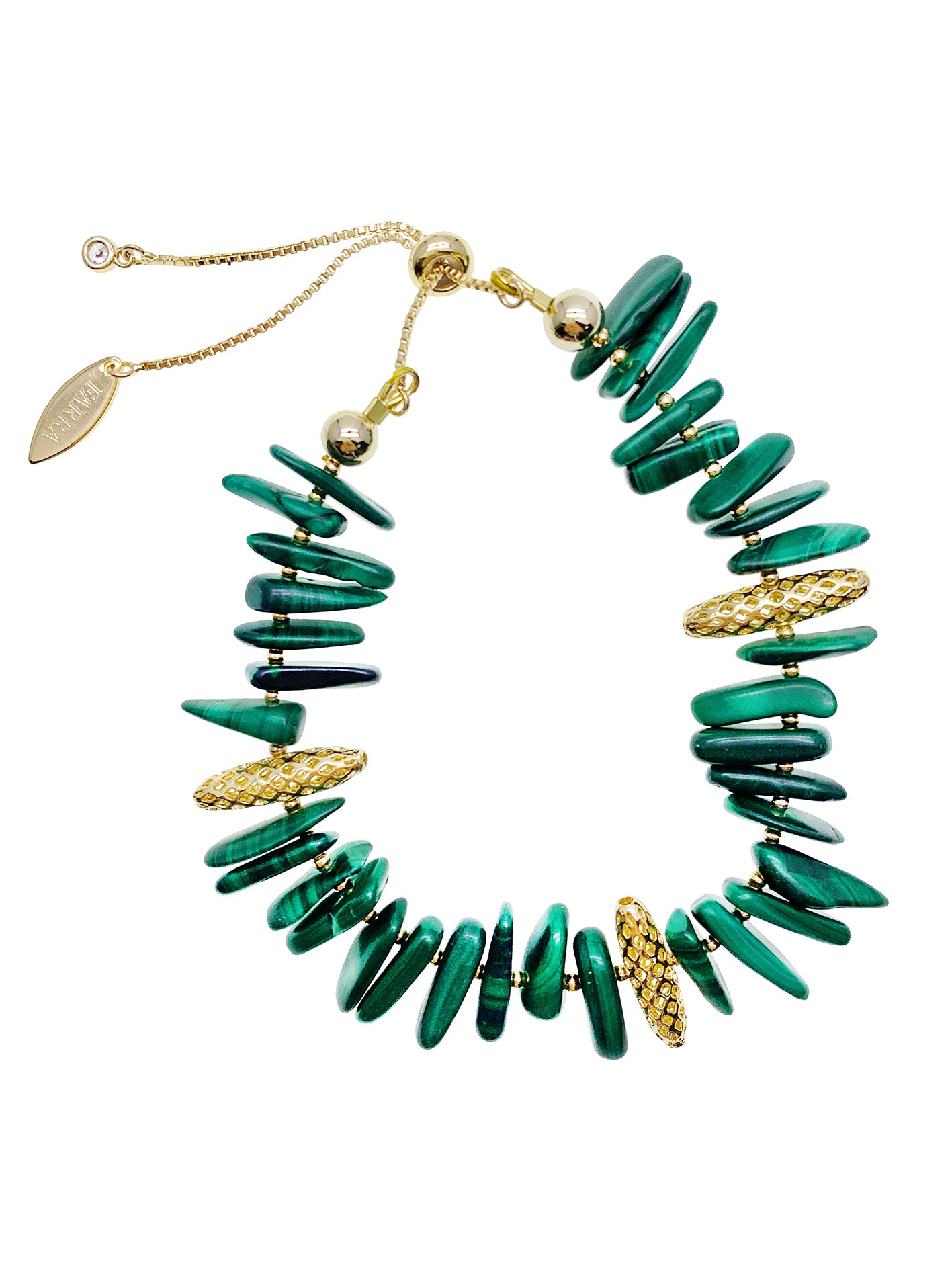 Handmade Adjustable Malachite Beaded Bracelet - Unique Irregular Green Stone Jewelry for Women, Boho Chic Fashion Accessory, Perfect for Everyday Wear & Gift Giving