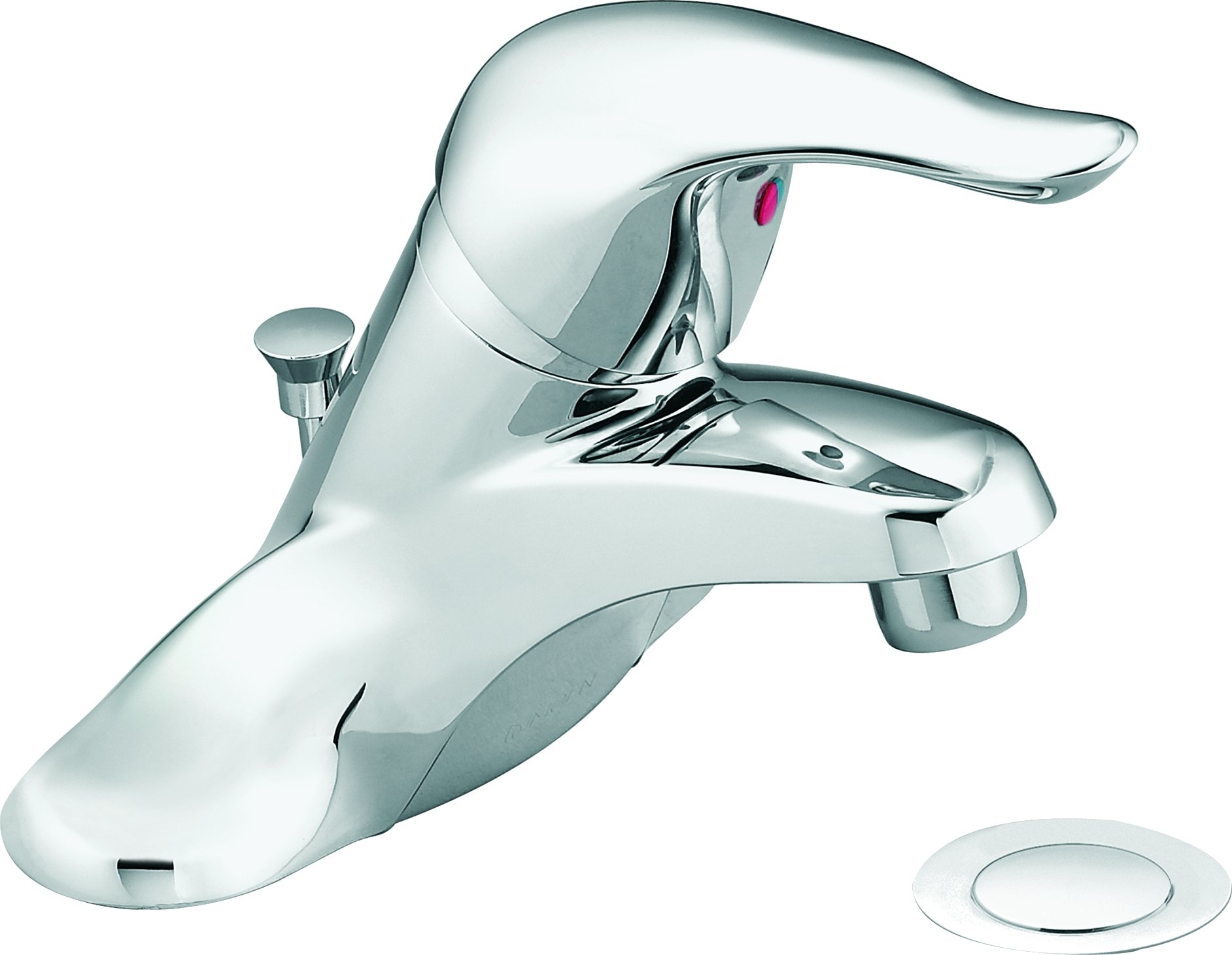 Chateau Centerset Single Handle Low Arc Bathroom Faucet - Modern Water-Saving Design for Sink, Vanity & Powder Room Installation