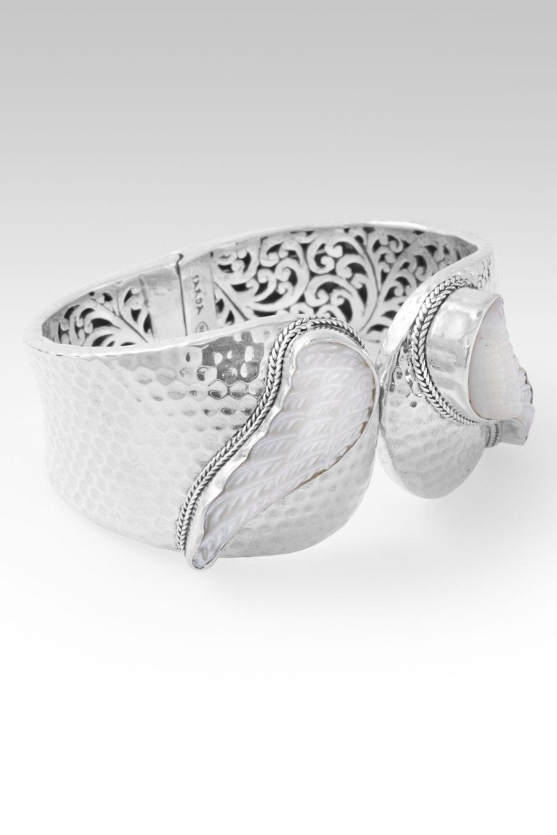 Seraphiel Tip to Tip Bracelet™ - White Mother of Pearl Jewelry for Women | Elegant Gift for Wedding, Anniversary & Special Occasions