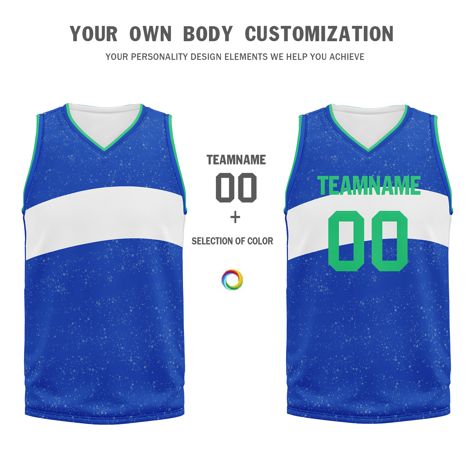Custom Blue & White Classic Basketball Jersey BBJ01 - Breathable Sports Uniform for Men & Women - Perfect for Games, Team Events & Fan Apparel