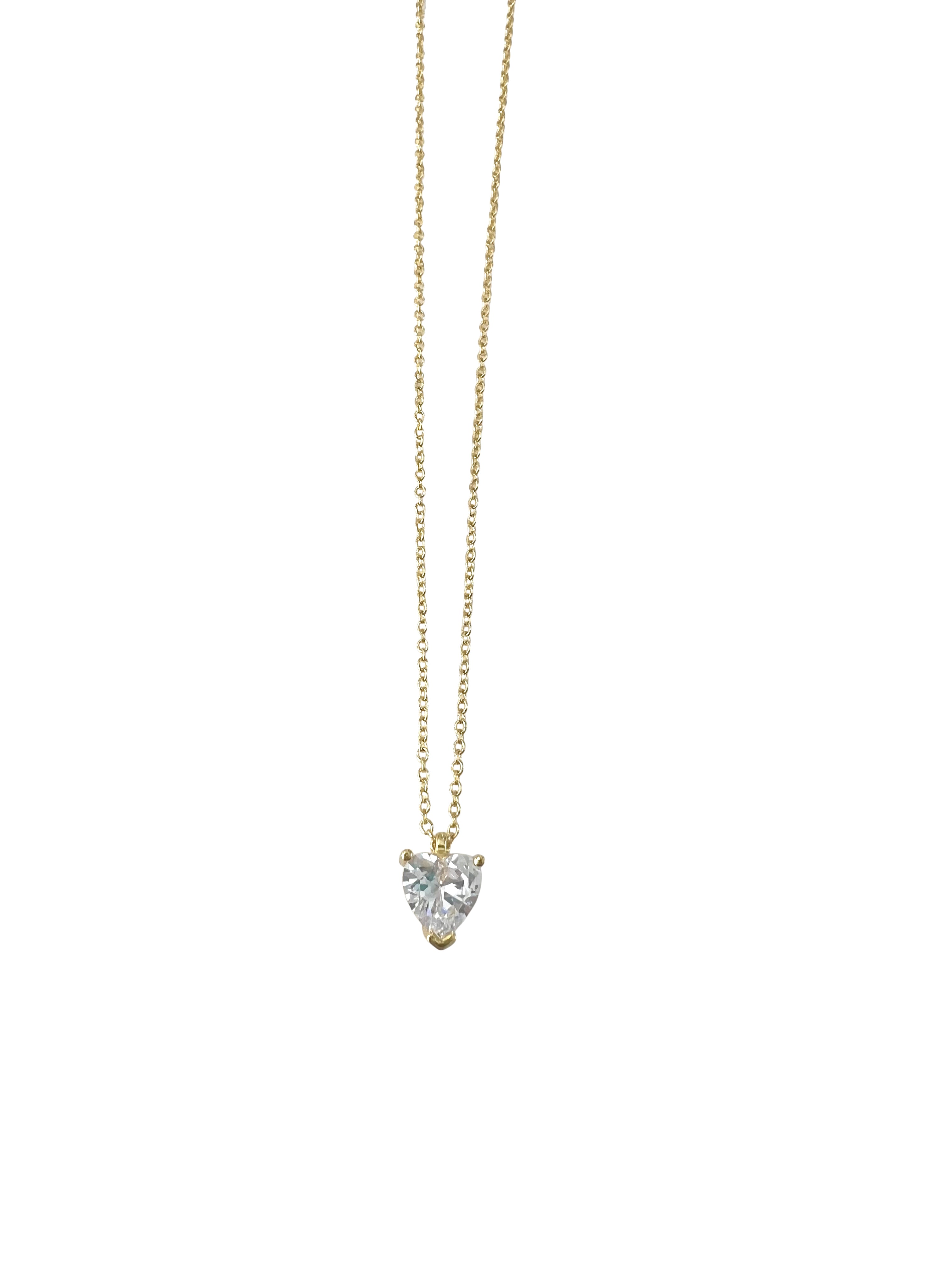 Elegant Single Solitaire Necklace for Women - 14K Gold or Sterling Silver Pendant - Perfect for Weddings, Anniversaries & Special Occasions