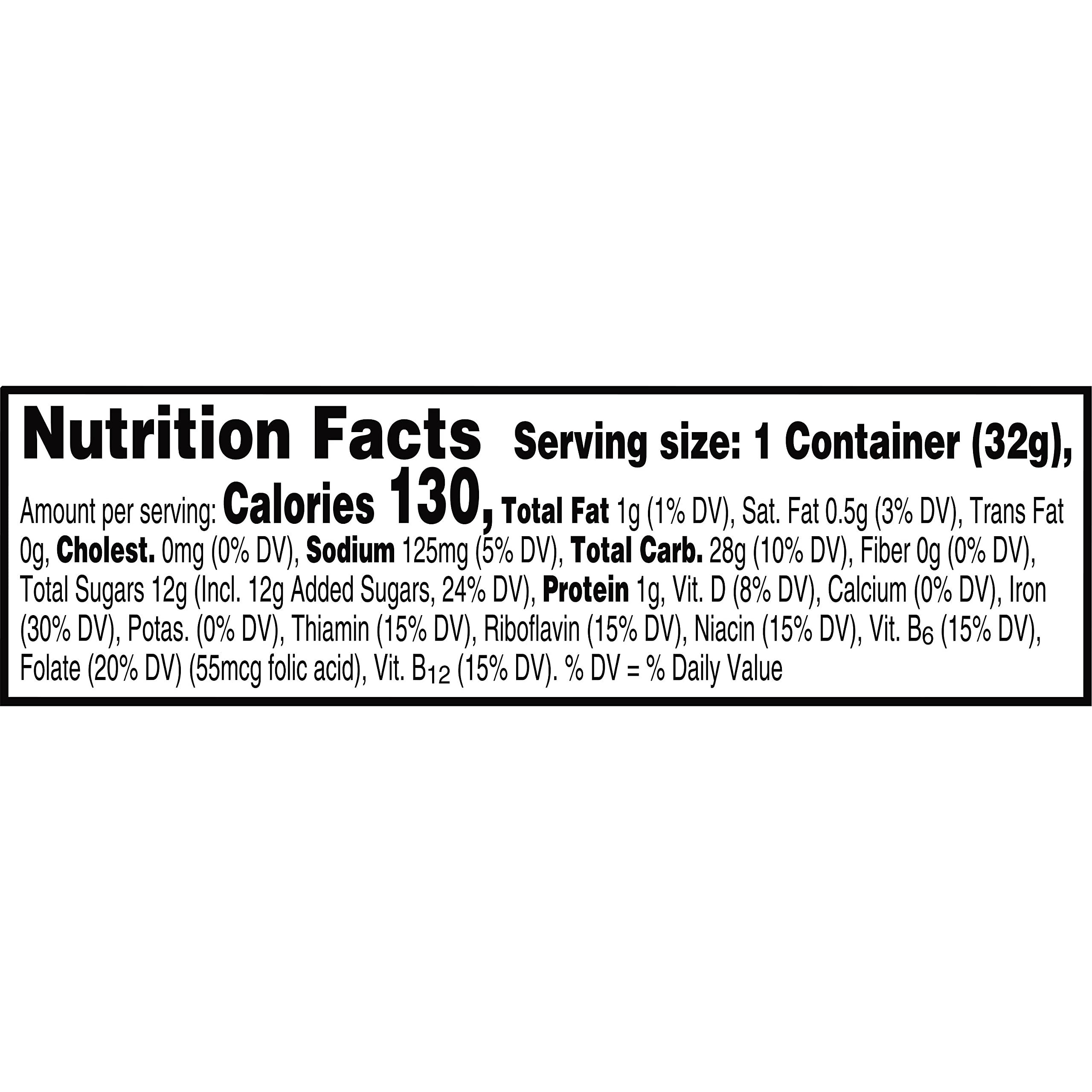 Kellogg's Cocoa Krispies Cold Breakfast Cereal - 6.75lb Bulk Case (96 Single-Serve Bowls) | Chocolate Rice Krispies for Kids | School Lunch & After-School Snacks | Family Breakfast & Quick Morning Meal Solution