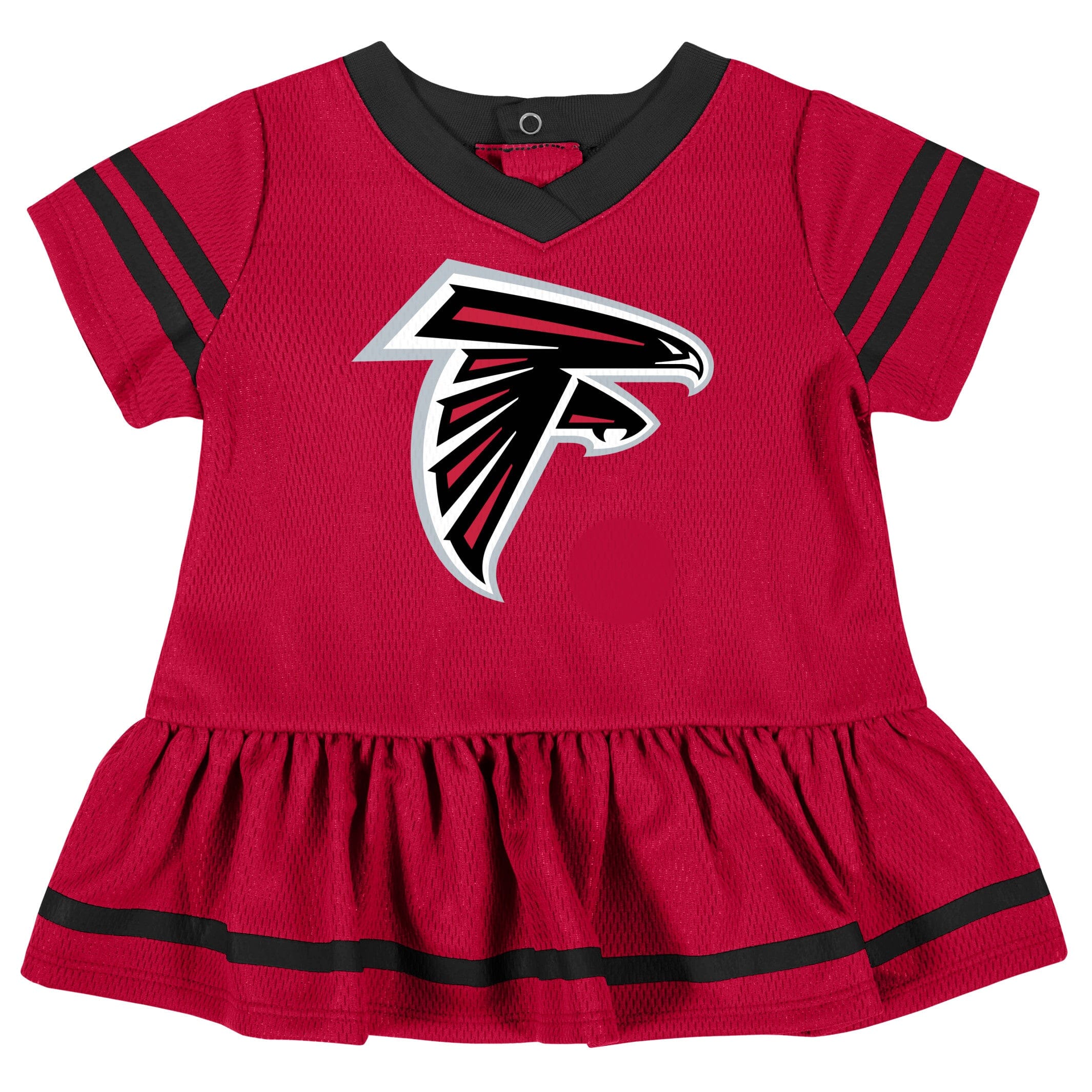 2 Piece Baby Girls Falcons Dress & Diaper Cover Set - Cute Outfit for Newborns & Infants - Perfect for Holidays, Photo Shoots & Special Occasions