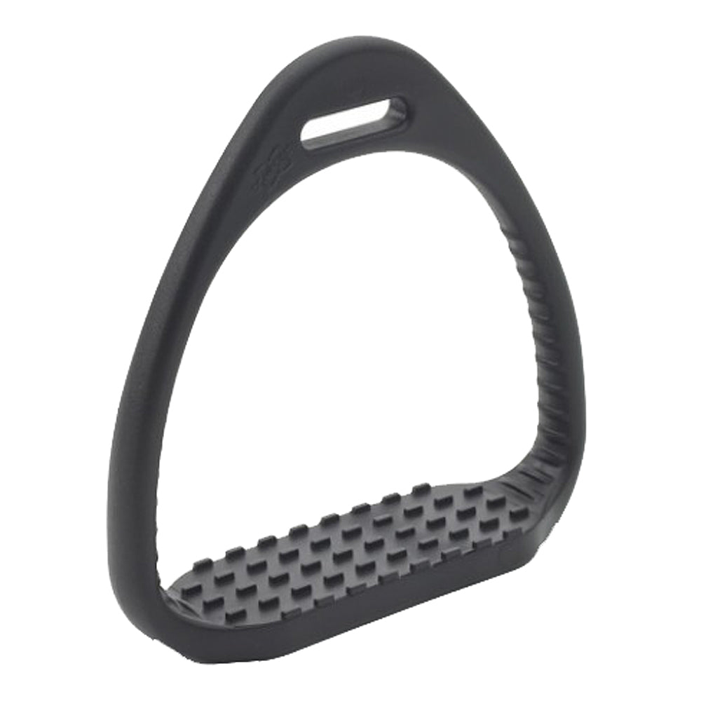 4 3/4 Inch Composite Horse Stirrups for Jockey Training - Lightweight & Durable Black Riding Stirrups - Perfect for Equestrian Exercise, Riding Lessons, and Horseback Training