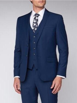 Antique Rogue Core Plain Sapphire Waistcoat for Men - Vintage Blue Vest for Formal Events & Cosplay Costumes