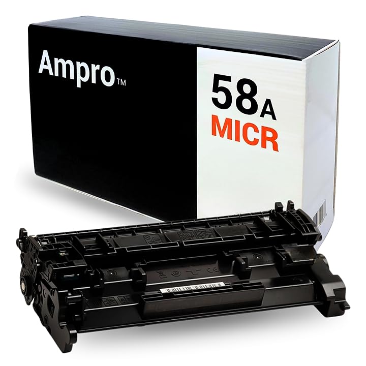 Premium MICR Toner Cartridge 58A - Compatible with HP Laser Printers M404n, M404dn, M404dw, M406dn & MFP M428fdn, M428dw, M428fdw, M430 Series (3000 Page Yield) - Ideal for Secure Check Printing & Banking Documents