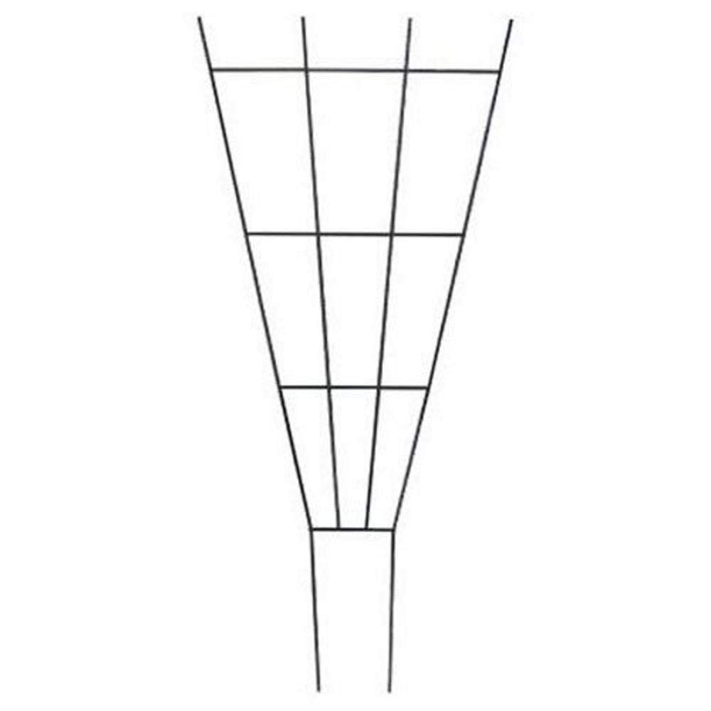 Panacea Products 36-Inch Green Fan Pot Trellis for Climbing Plants - Perfect for Indoor/Outdoor Garden Support, Vine Training, and Vertical Gardening