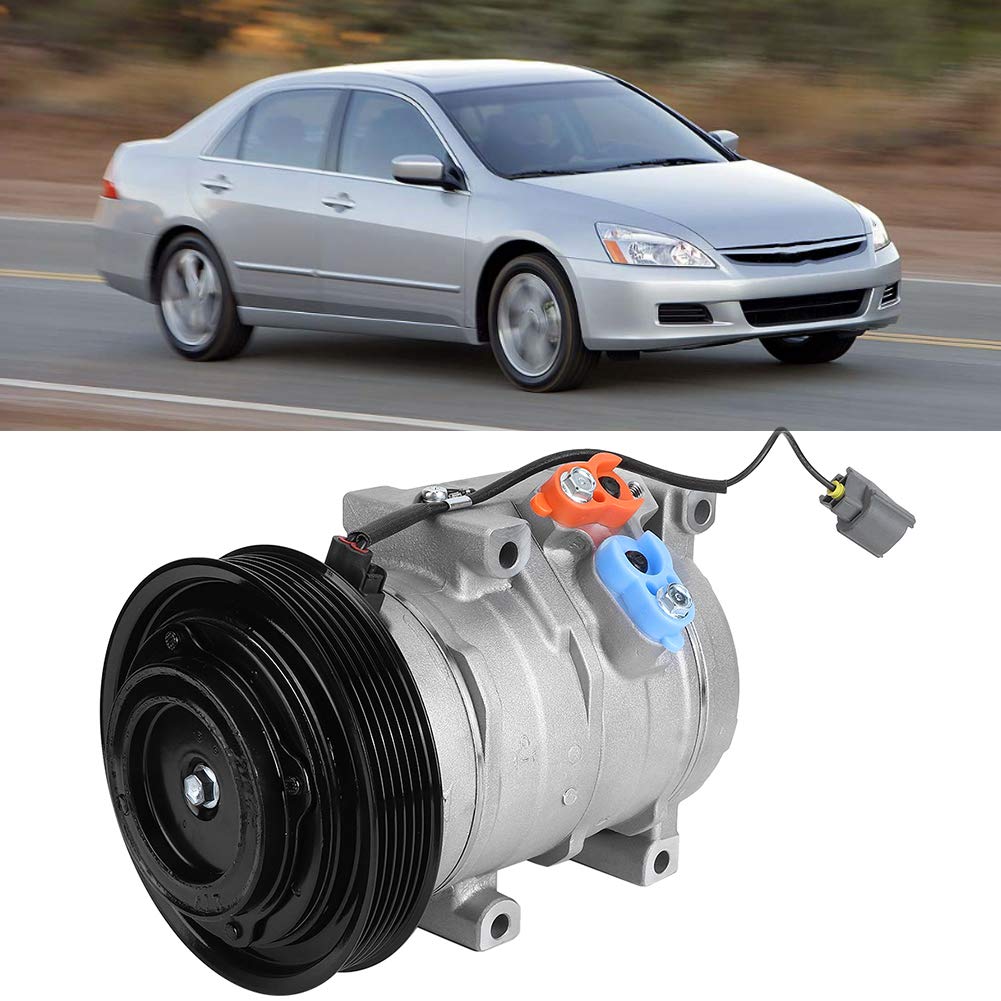 POCREATION AC Compressor for 3.0L 2003-2007 Vehicle Replacement - Easy to Install Air Conditioning Compressor (CO10736C 6512102) - Perfect for Car AC Repair & Maintenance
