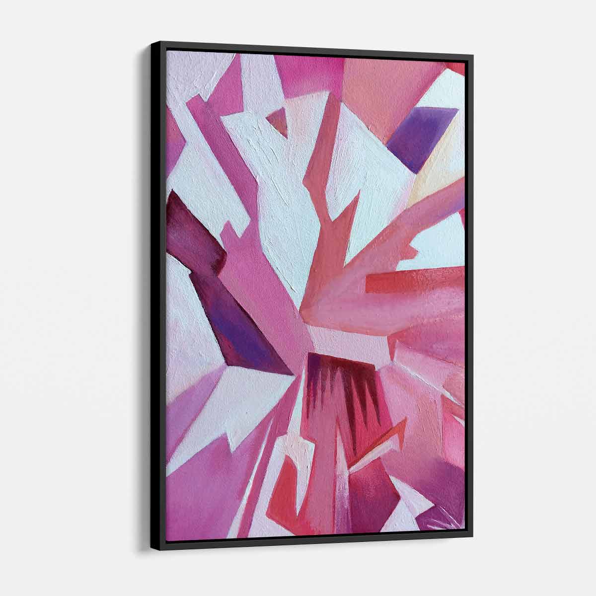 Purple Abstract Wall Art Canvas Print - Modern Home Decor for Living Room, Bedroom & Office - 2952