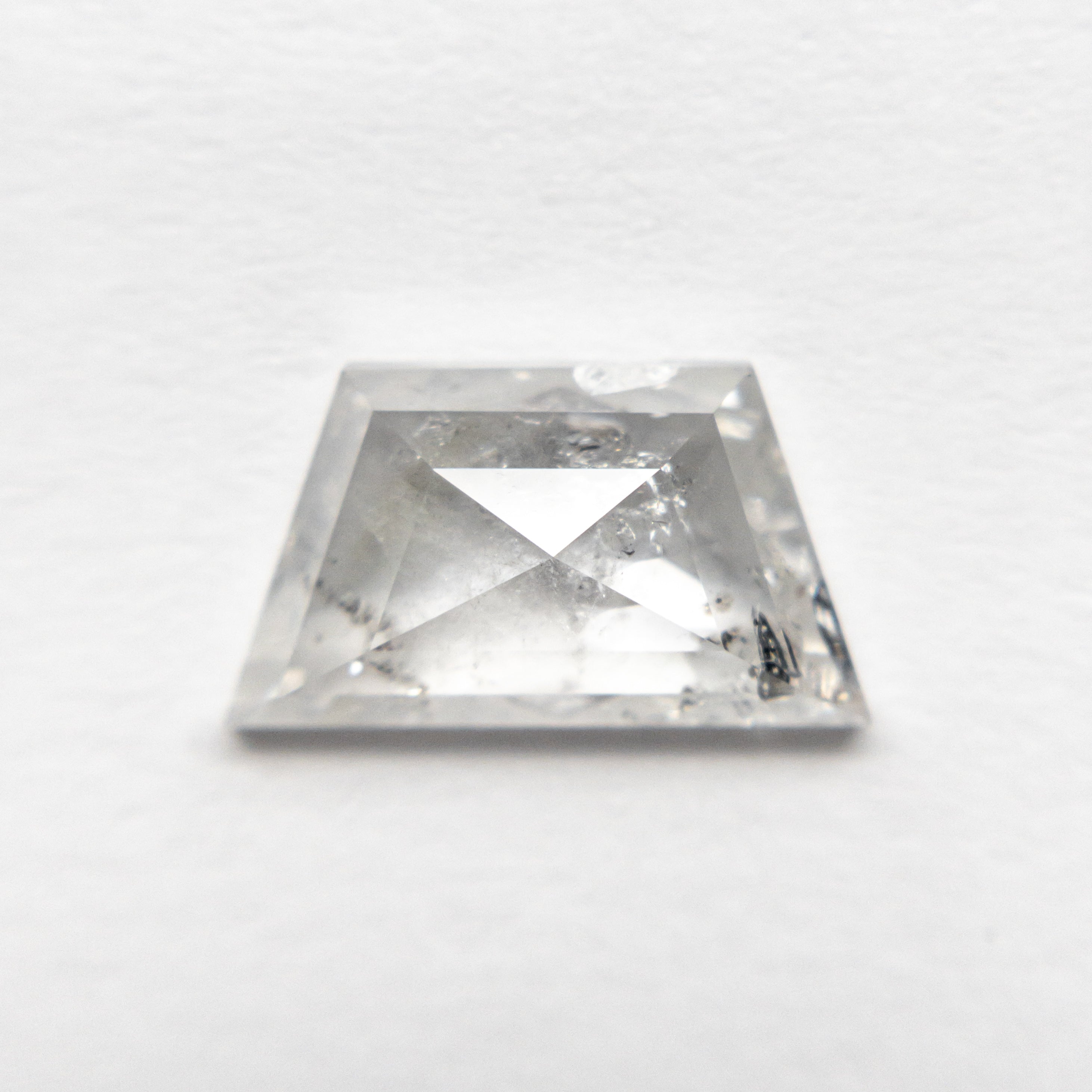 1.83ct Trapezoid Rose Cut Diamond (10.87x6.09x3.03mm) - Vintage Style Loose Gemstone for Jewelry Making & Engagement Rings