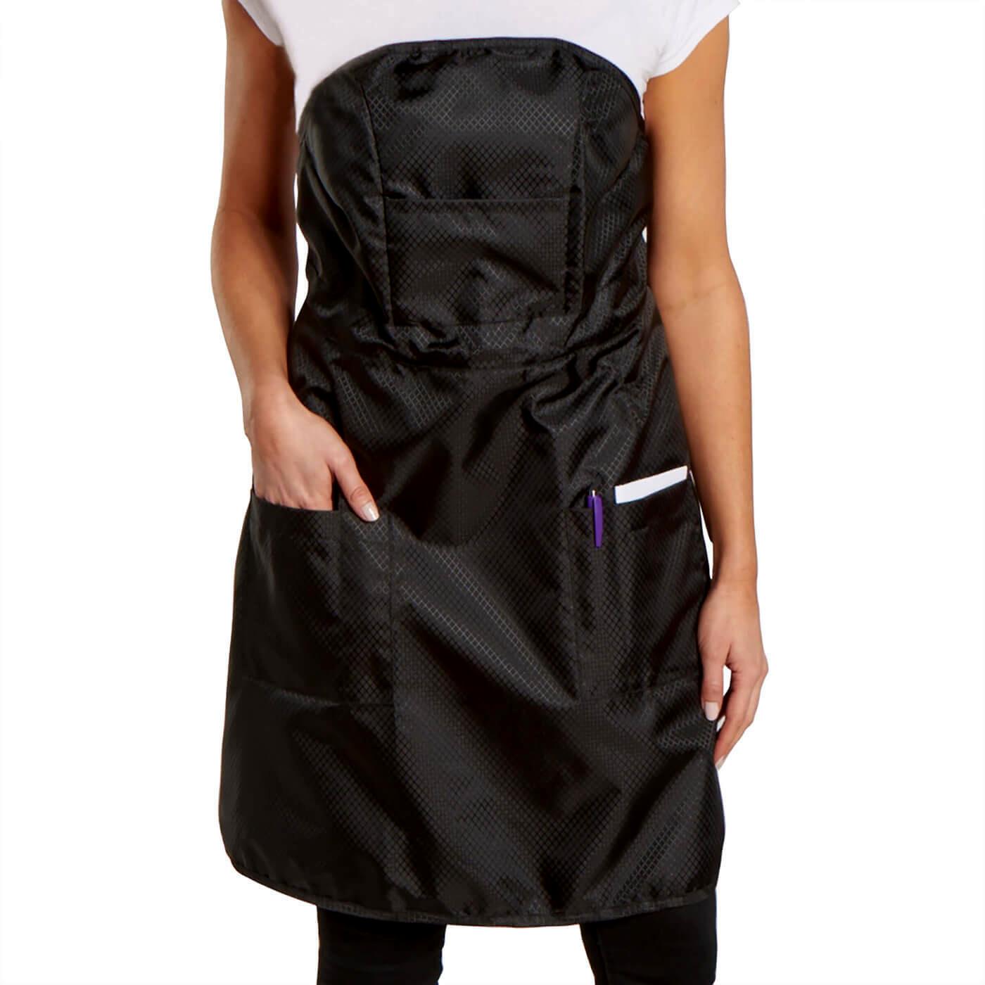 EZ Apron - Premium Adjustable Kitchen Apron for Cooking, Baking & Grilling - Comfortable & Durable Chef Apron for Home & Professional Use