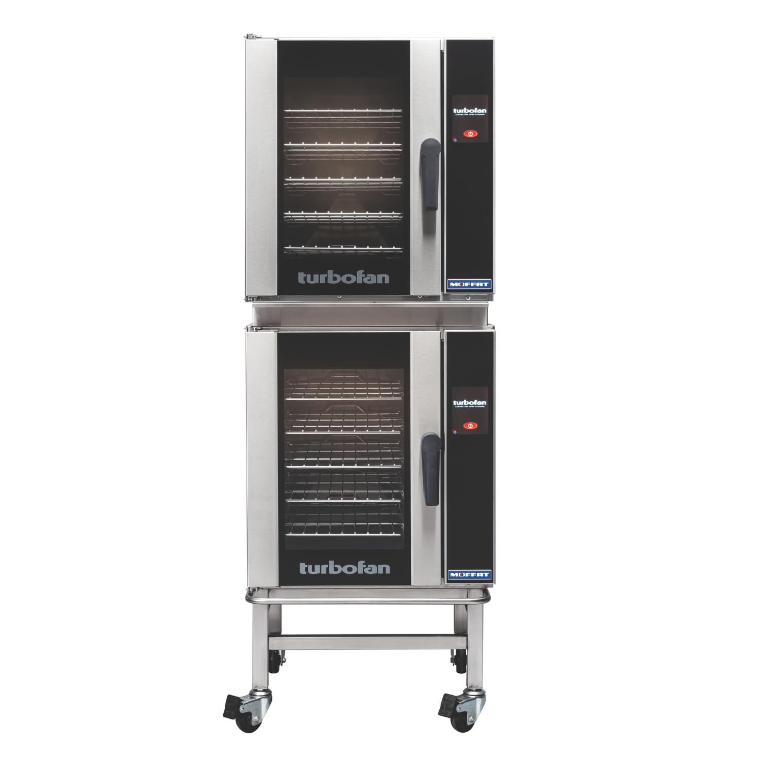 Moffat E32T5/2C Commercial Stainless Steel Convection Oven - Electric Full Size 2 Deck 208V/60Hz/1-Phase - Perfect for Restaurants, Bakeries & Catering Businesses