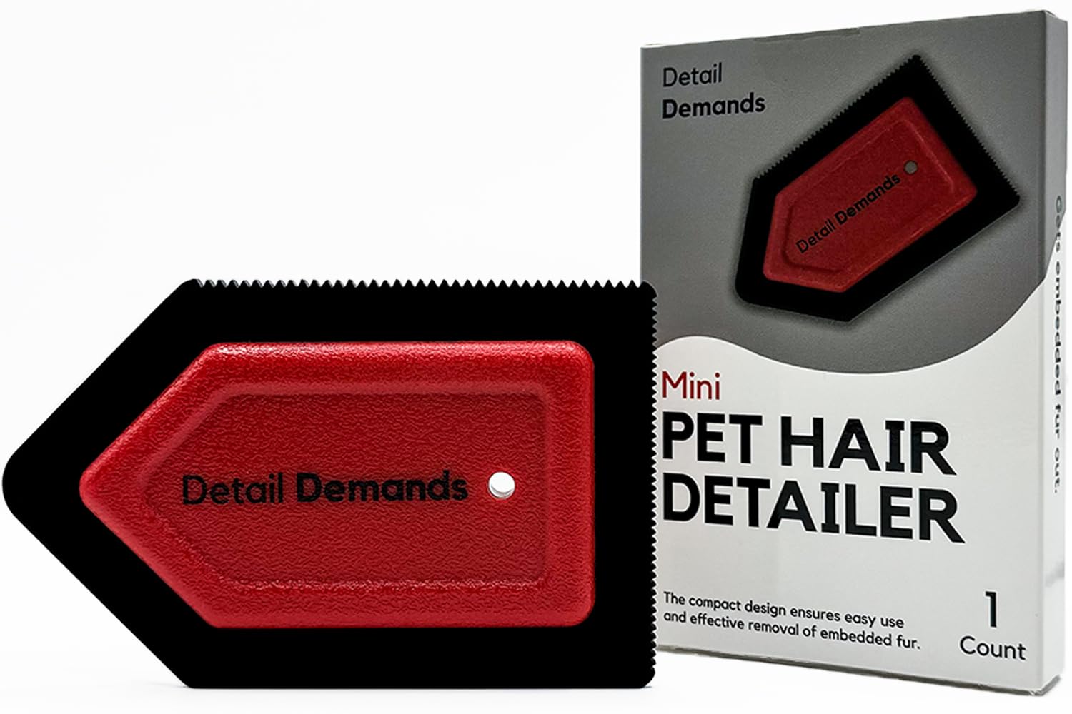 Mini Pet Hair Remover for Car & Furniture - Reusable Lint Brush for Dogs & Cats