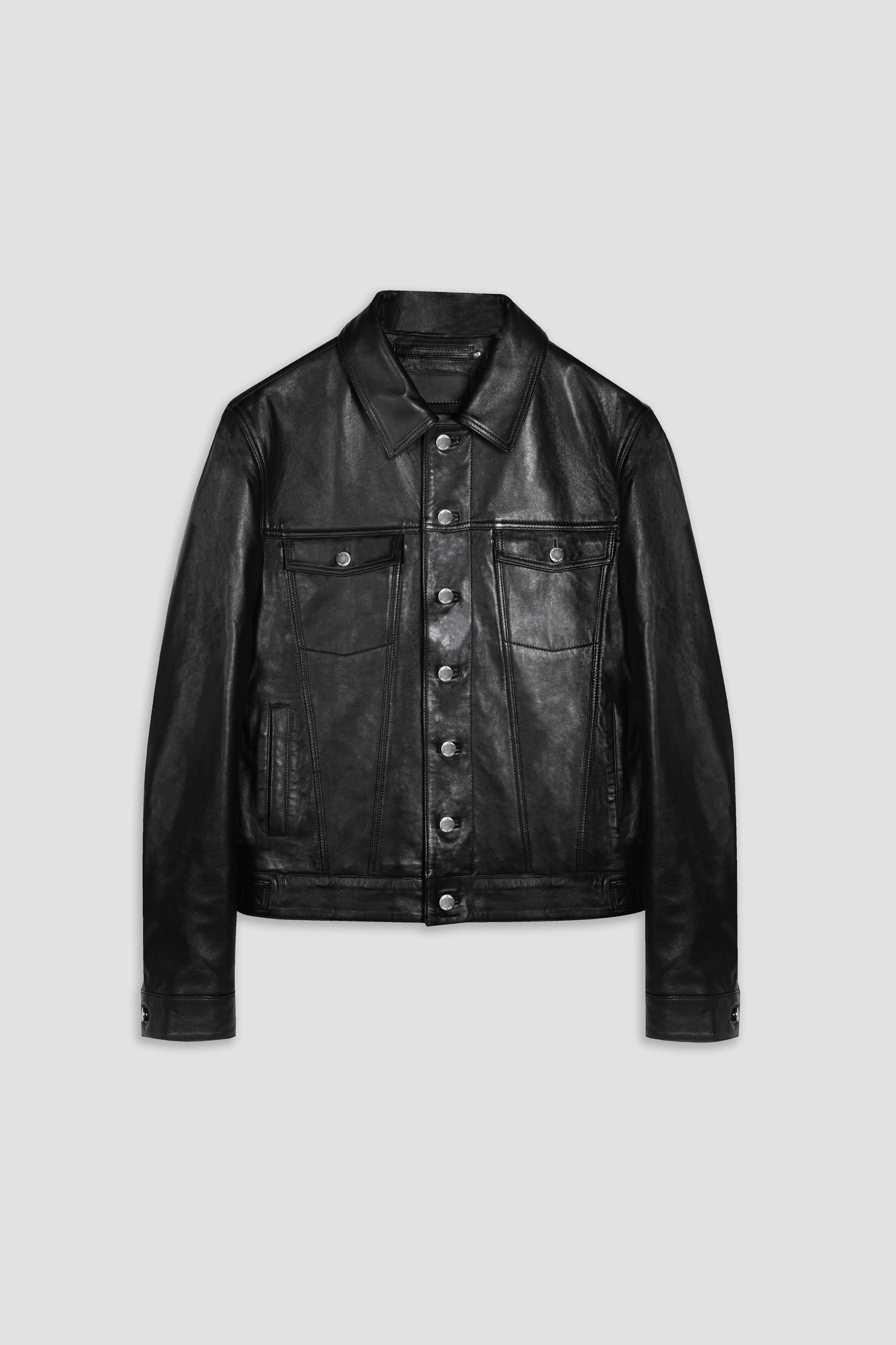 Premium Genuine Leather Trucker Jacket for Men - Vintage Distressed Brown Biker Style - Perfect for Motorcycle Riding, Casual Outfits & Outdoor Adventures