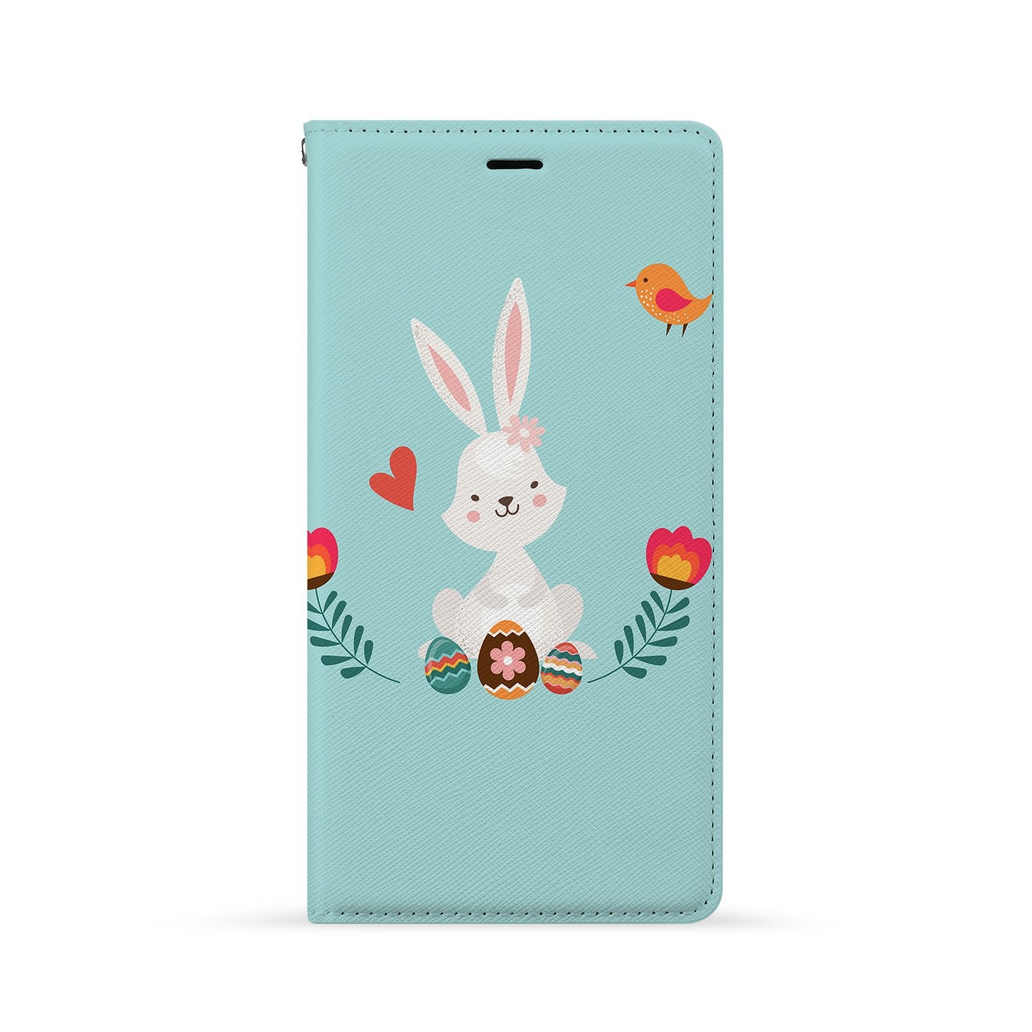 Huawei Wallet - Slim RFID Blocking Leather Wallet for Men & Women | Easter Bunny Design | Perfect for Travel, Shopping & Everyday Use