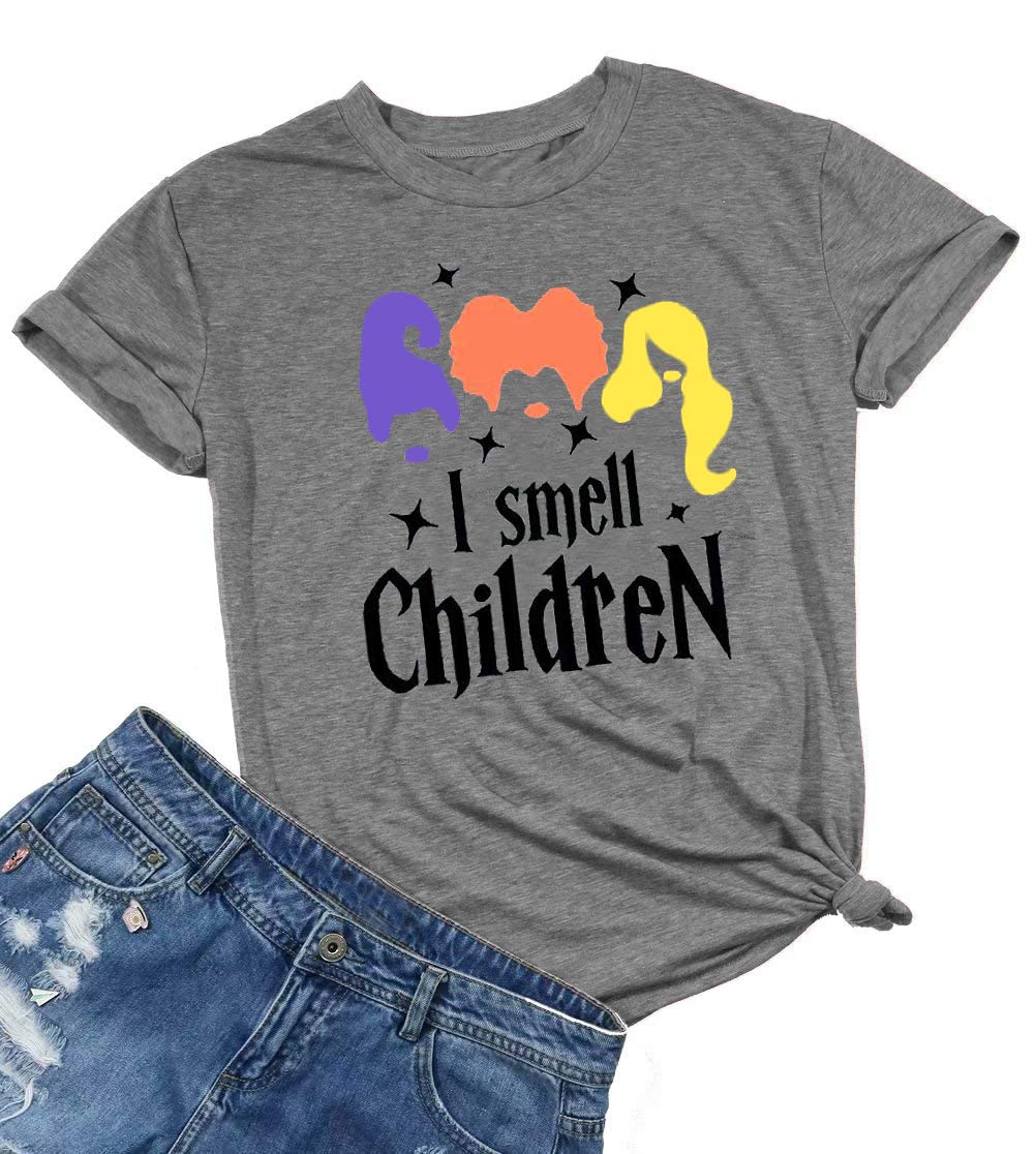 Plus Size Hocus Pocus Halloween T-Shirt for Women - Sanderson Sisters Funny Graphic Tee - Cute & Comfortable Halloween Costume Top for Parties, Movie Nights & Witchy Vibes