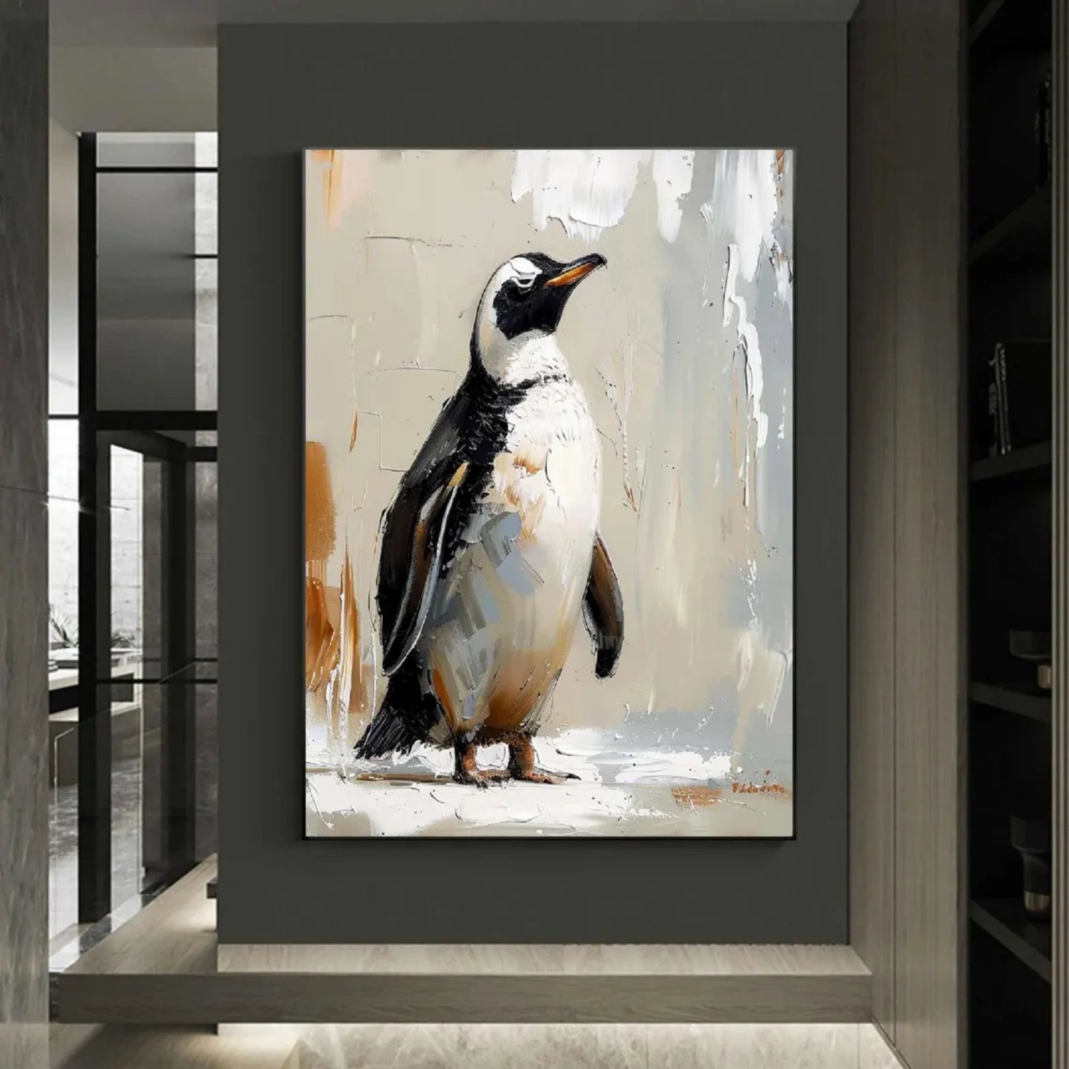 Animal Art Painting #AP120 - Handmade Wildlife Canvas Art for Home & Office Decor | Perfect for Living Room, Bedroom, or Gift