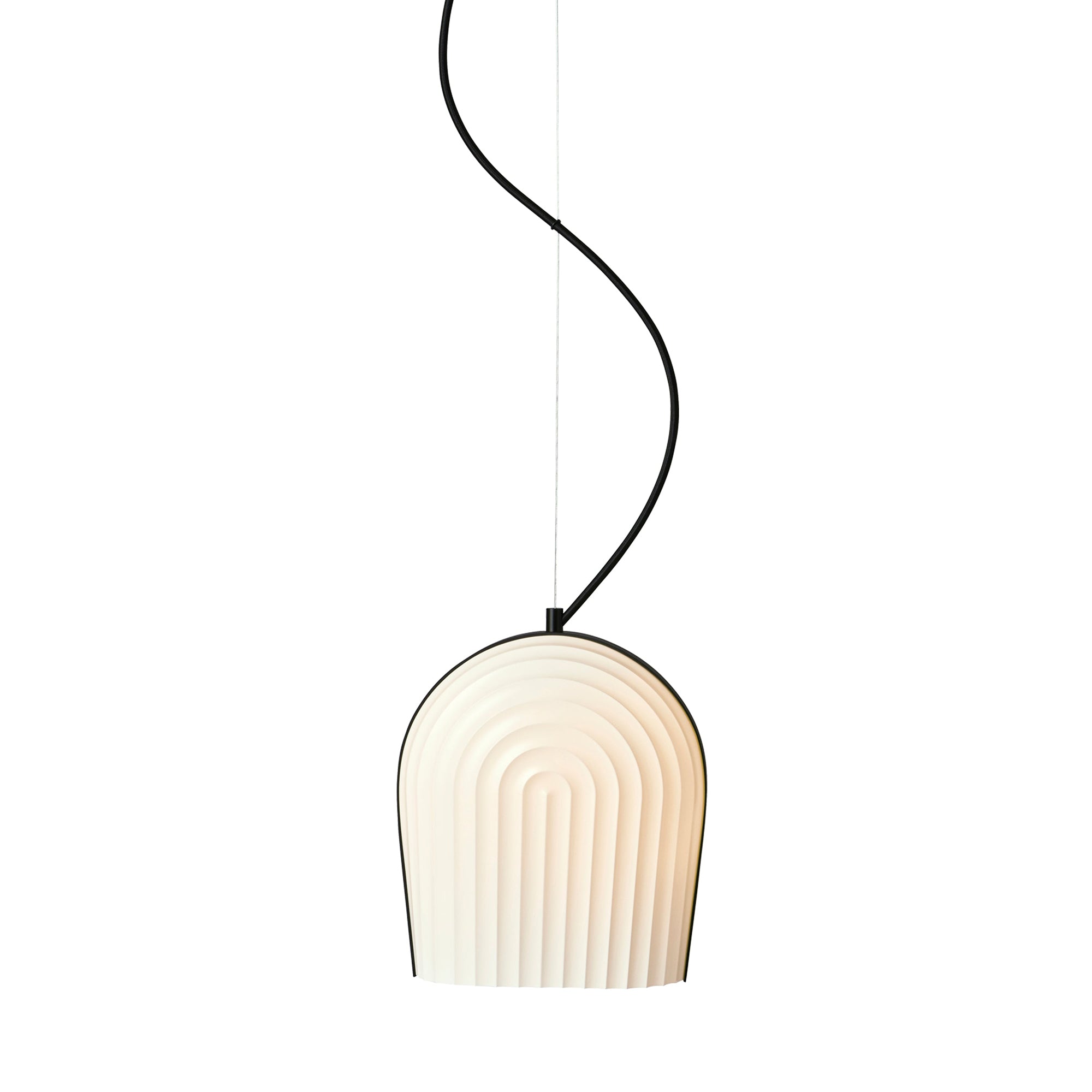 Modern Arc Pendant Lamp - Adjustable Hanging Light Fixture for Kitchen Island, Dining Table & Living Room Decor | Industrial Style Lighting for Home & Office